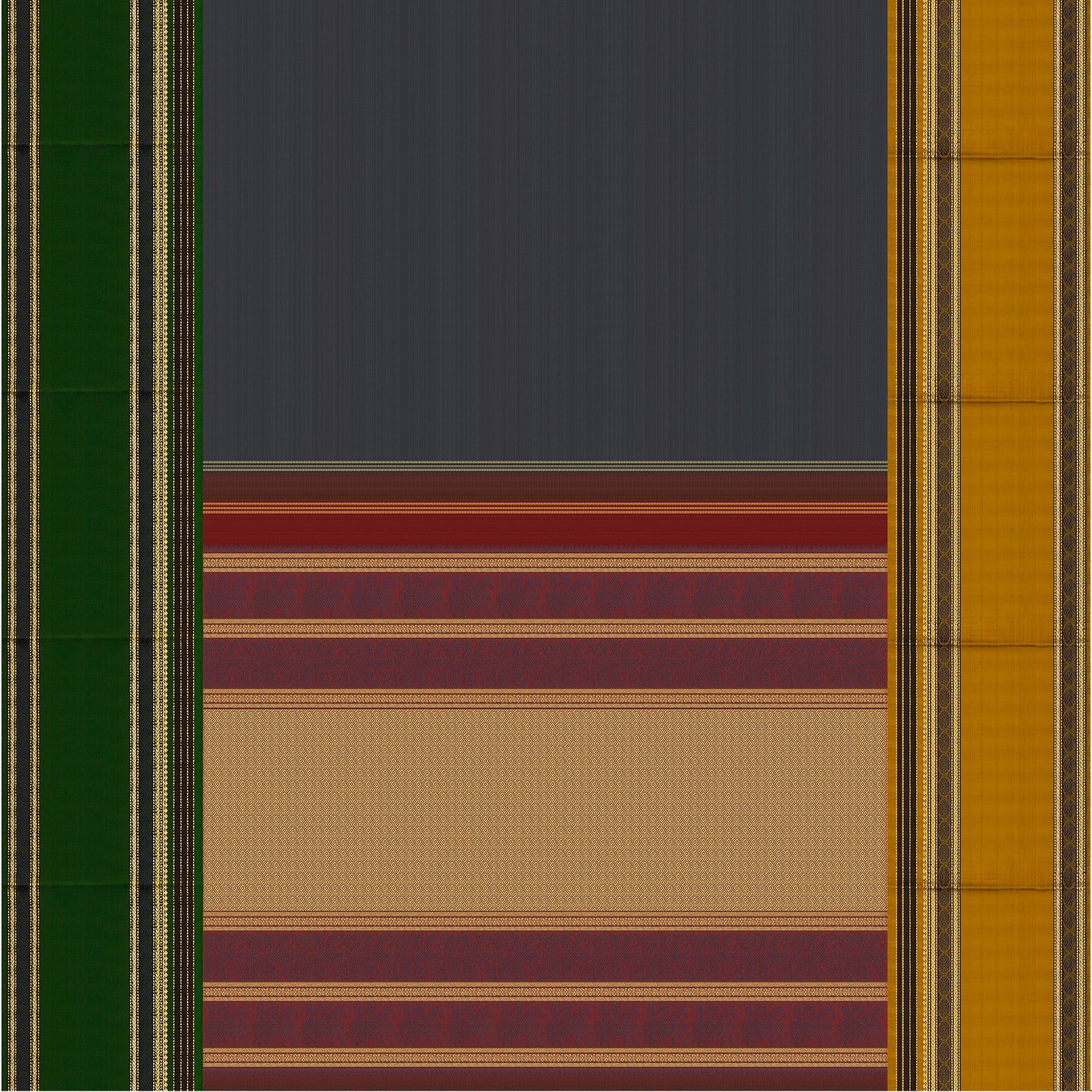 Kanakavalli Kanjivaram Silk Sari 25-040-HS001-03119 - Full View