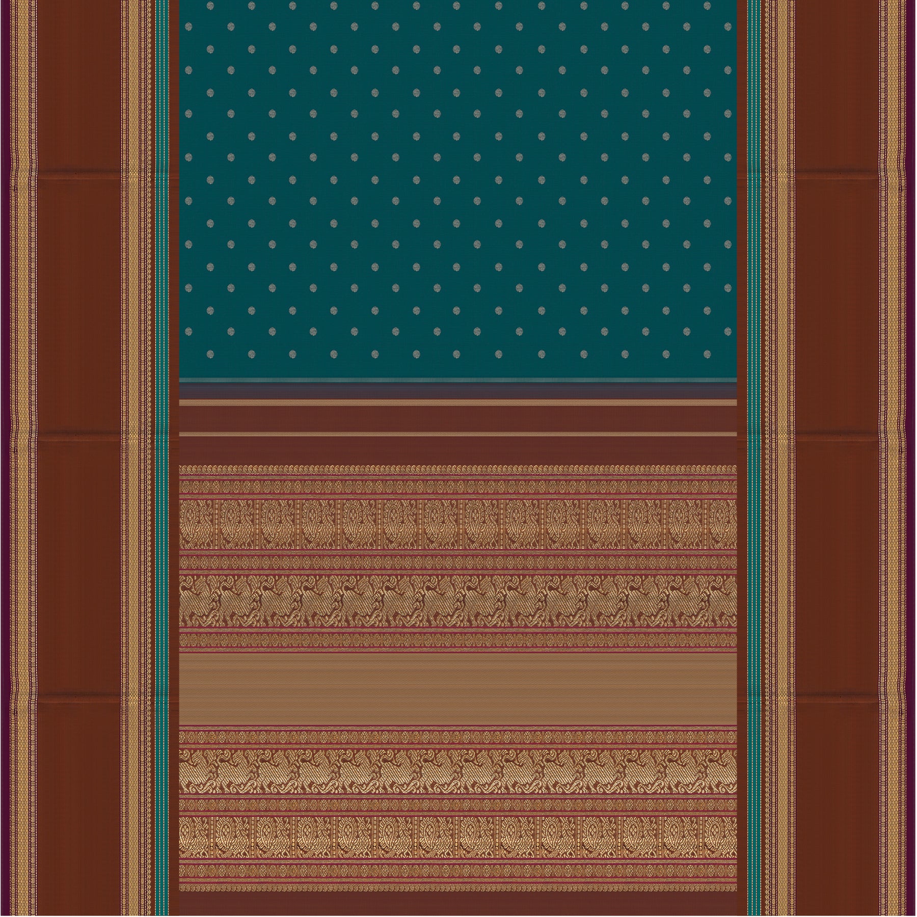 Kanakavalli Kanjivaram Silk Sari 25-040-HS001-03148 - Full View