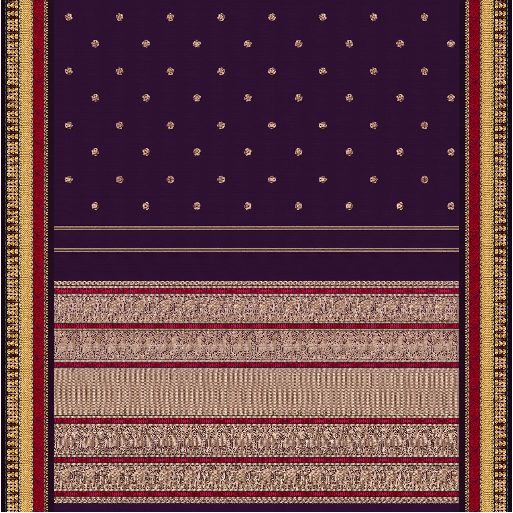 Kanakavalli Kanjivaram Silk Sari 25-040-HS001-03152 - Full View