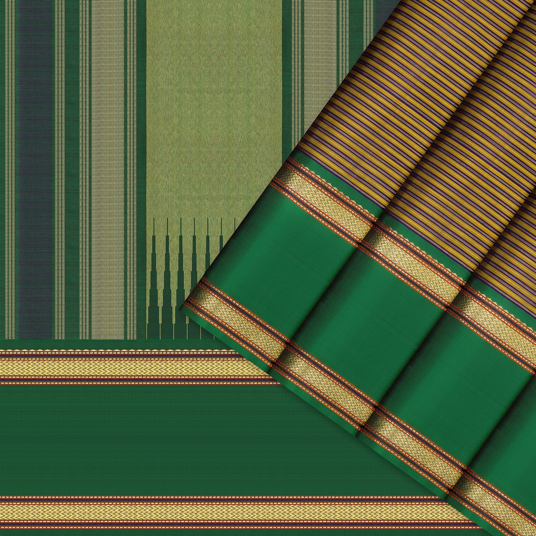 Kanakavalli Kanjivaram Silk Sari 25-040-HS001-03163 - Cover View