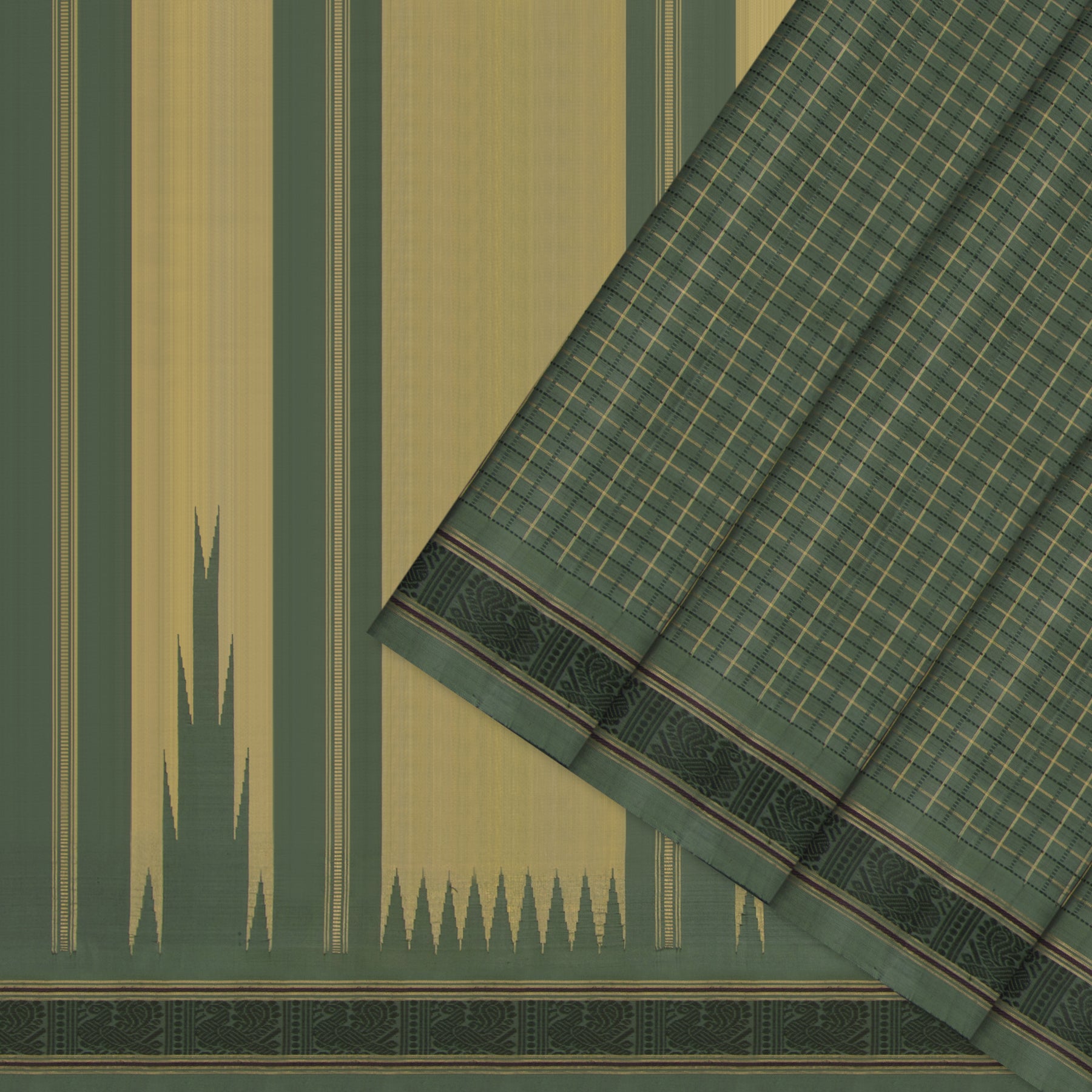 Kanakavalli Kanjivaram Silk Sari 25-040-HS001-04107 - Cover View