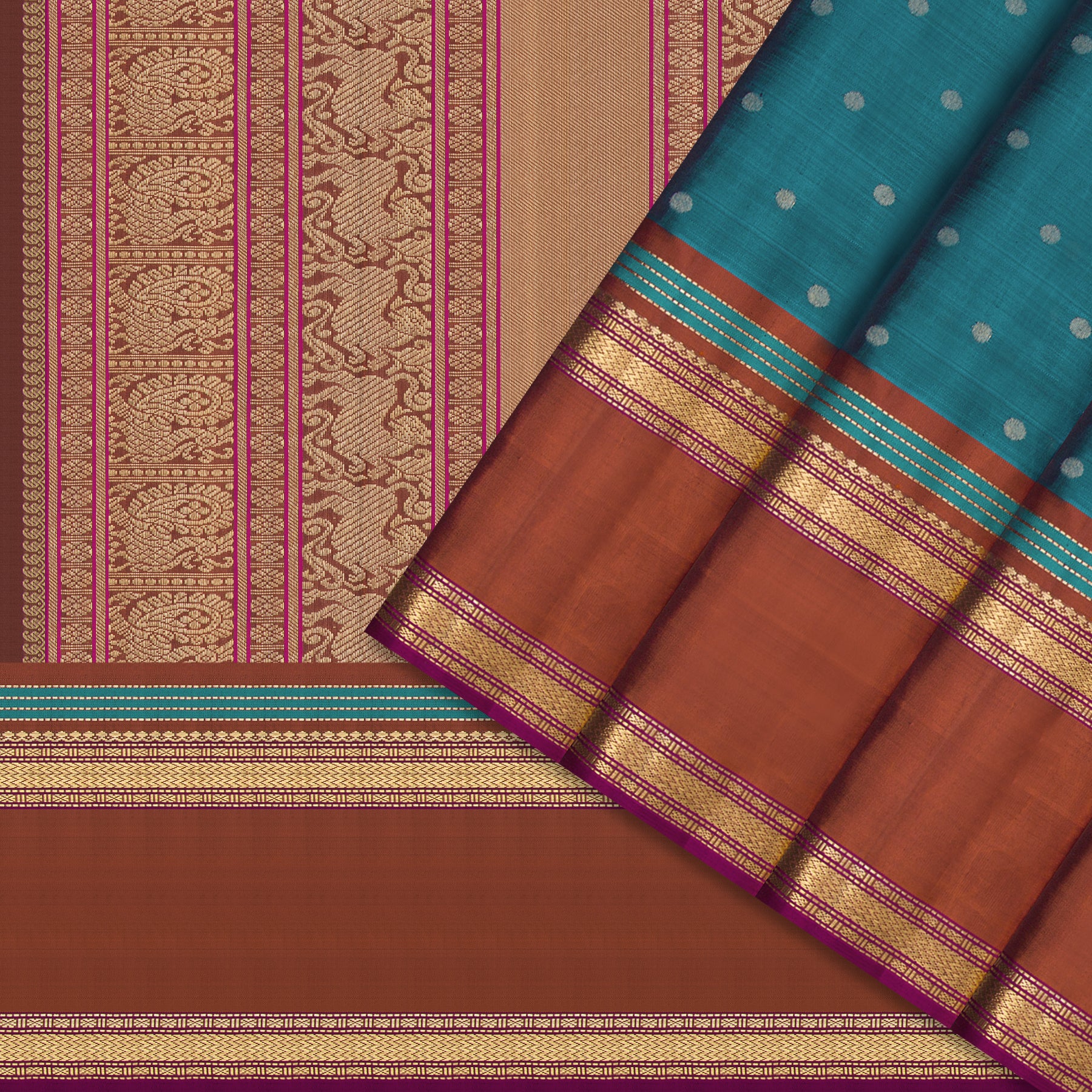Kanakavalli Kanjivaram Silk Sari 25-040-HS001-04118 - Cover View