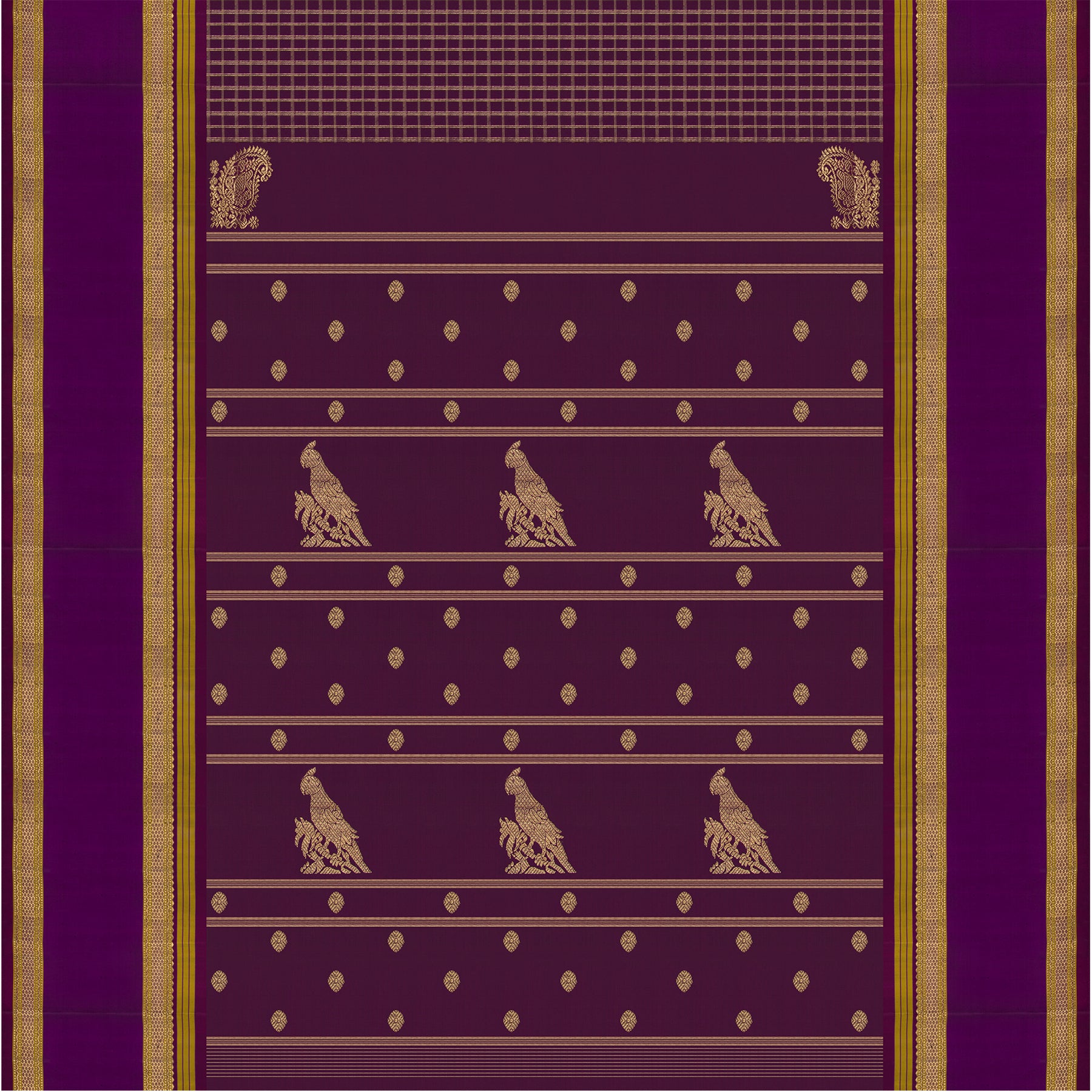 Kanakavalli Kanjivaram Silk Sari 25-040-HS001-04125 - Full View