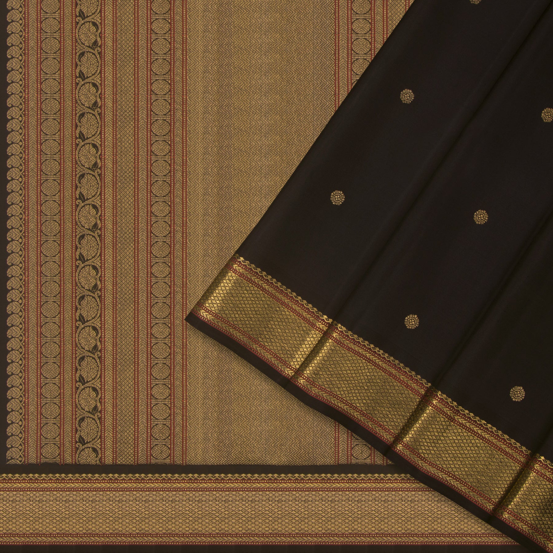 Kanakavalli Kanjivaram Silk Sari 25-040-HS001-04126 - Cover View 