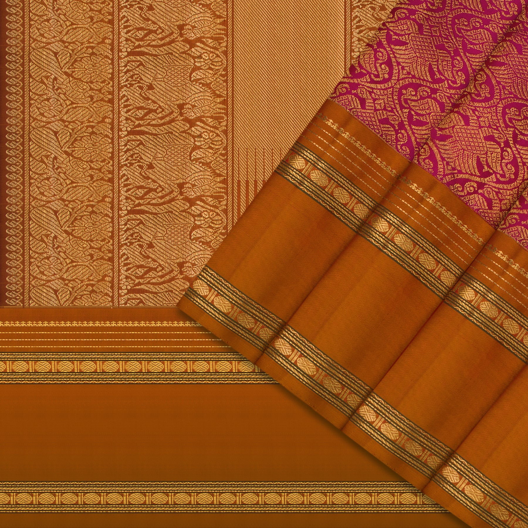 Kanakavalli Kanjivaram Silk Sari 25-040-HS001-04138 - Cover View