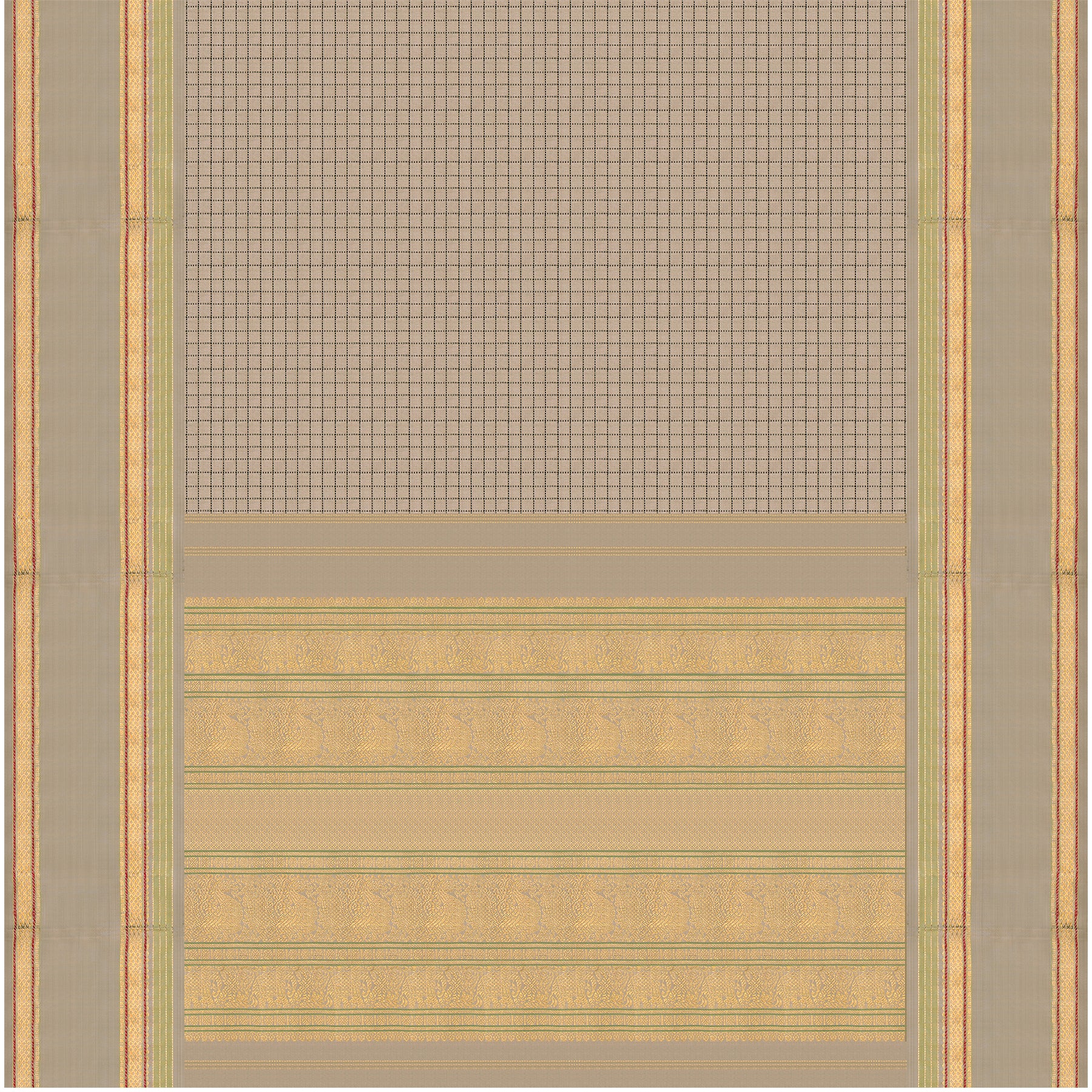 Kanakavalli Kanjivaram Silk Sari 25-040-HS001-04878 - Full View