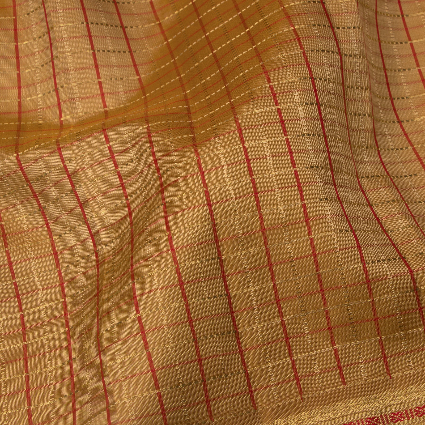 Kanakavalli Kanjivaram Silk Sari 25-040-HS001-04883 - Fabric View