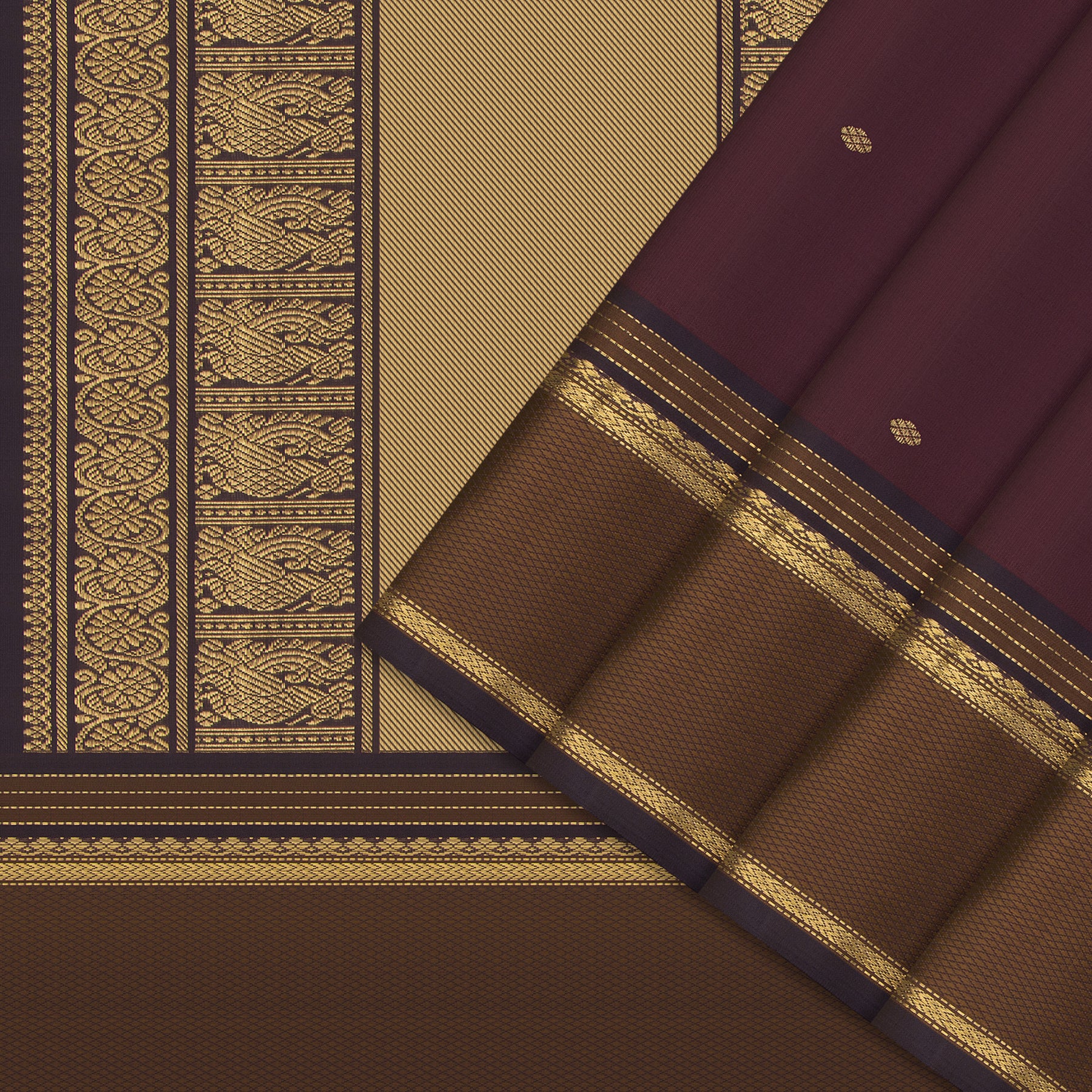 Kanakavalli Kanjivaram Silk Sari 25-040-HS001-05422 - Cover View 