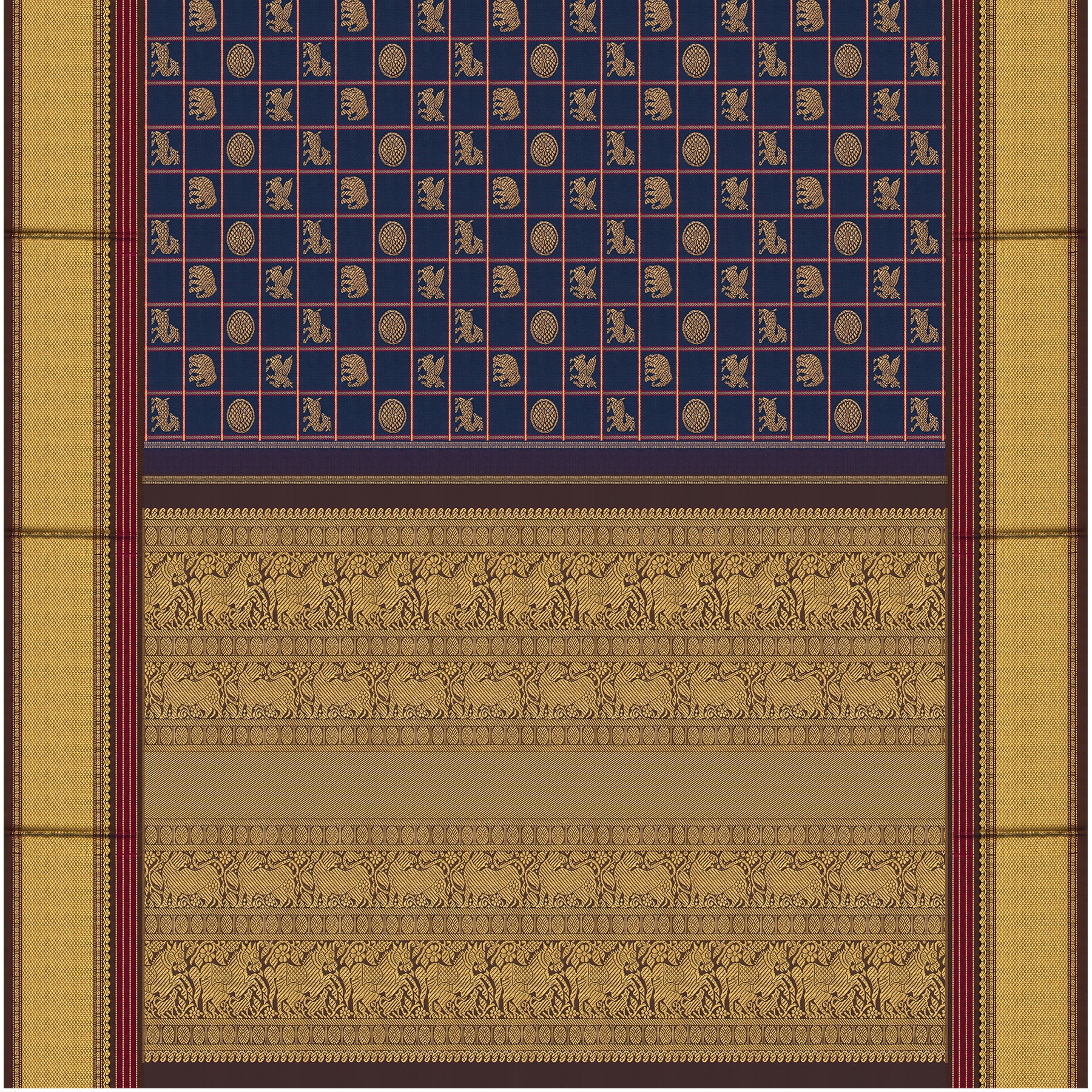 Kanakavalli Kanjivaram Silk Sari 25-040-HS001-05425 - Full View