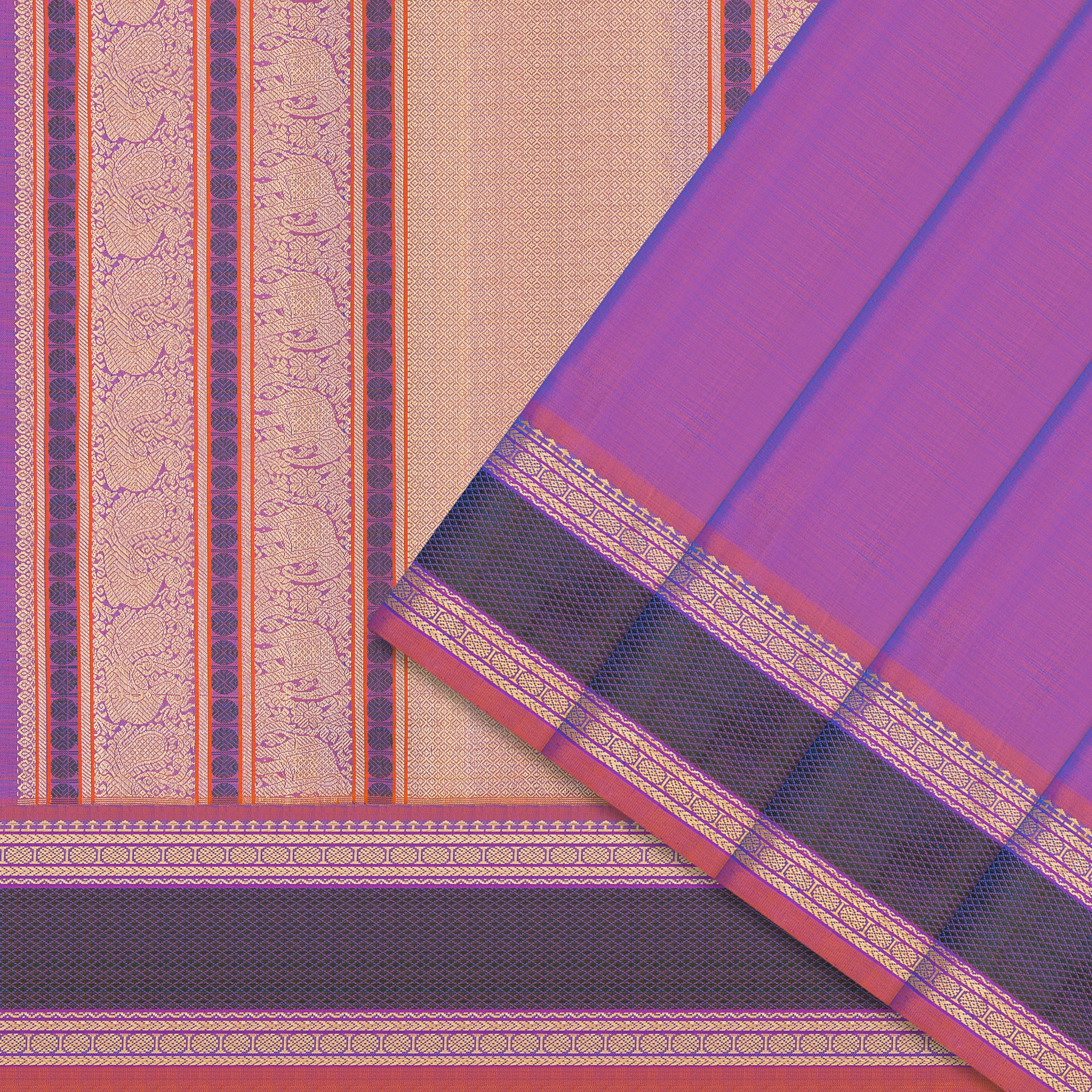 Kanakavalli Kanjivaram Silk Sari 25-040-HS001-05870 - Cover View