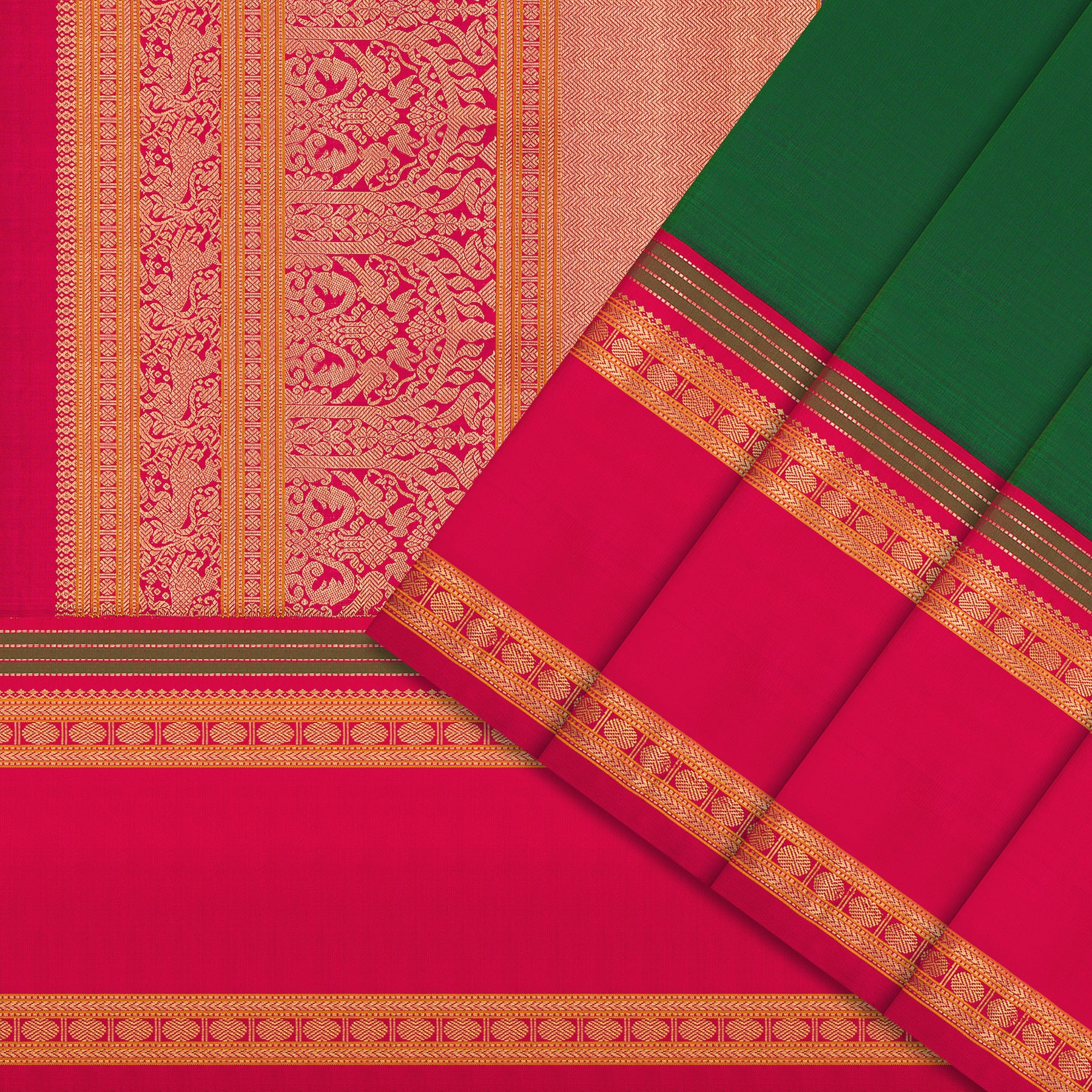 Kanakavalli Kanjivaram Silk Sari 25-040-HS001-05874 - Cover View