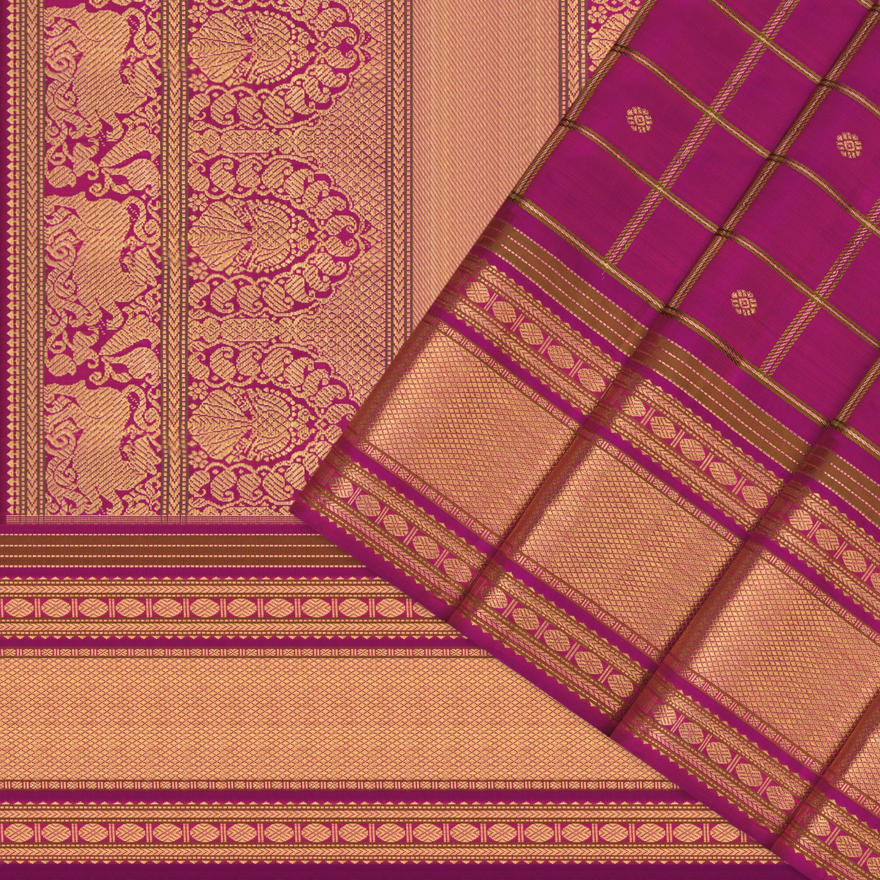 Kanakavalli Kanjivaram Silk Sari 25-040-HS001-06534 - Cover View