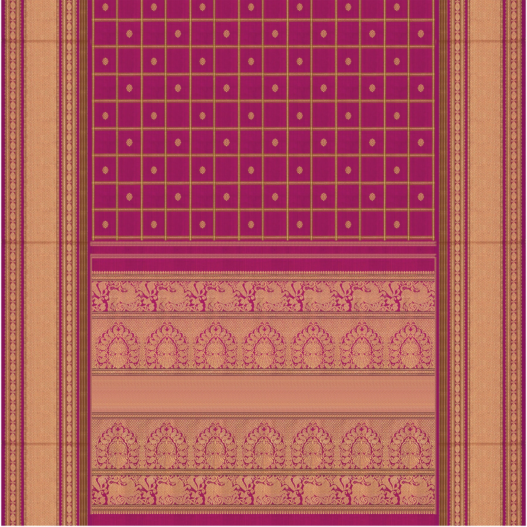Kanakavalli Kanjivaram Silk Sari 25-040-HS001-06534 - Full View