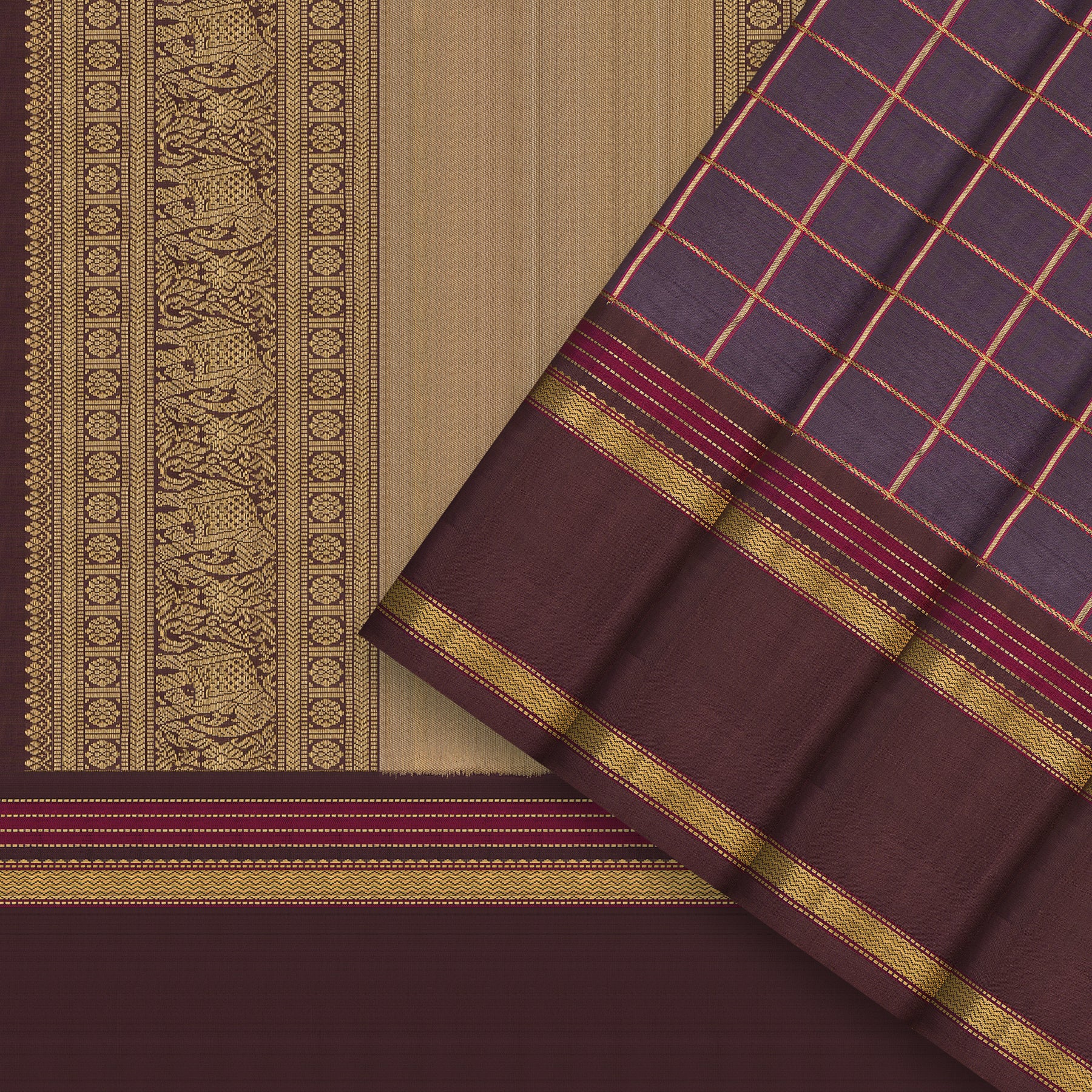 Kanakavalli Kanjivaram Silk Sari 25-040-HS001-06548 - Cover View