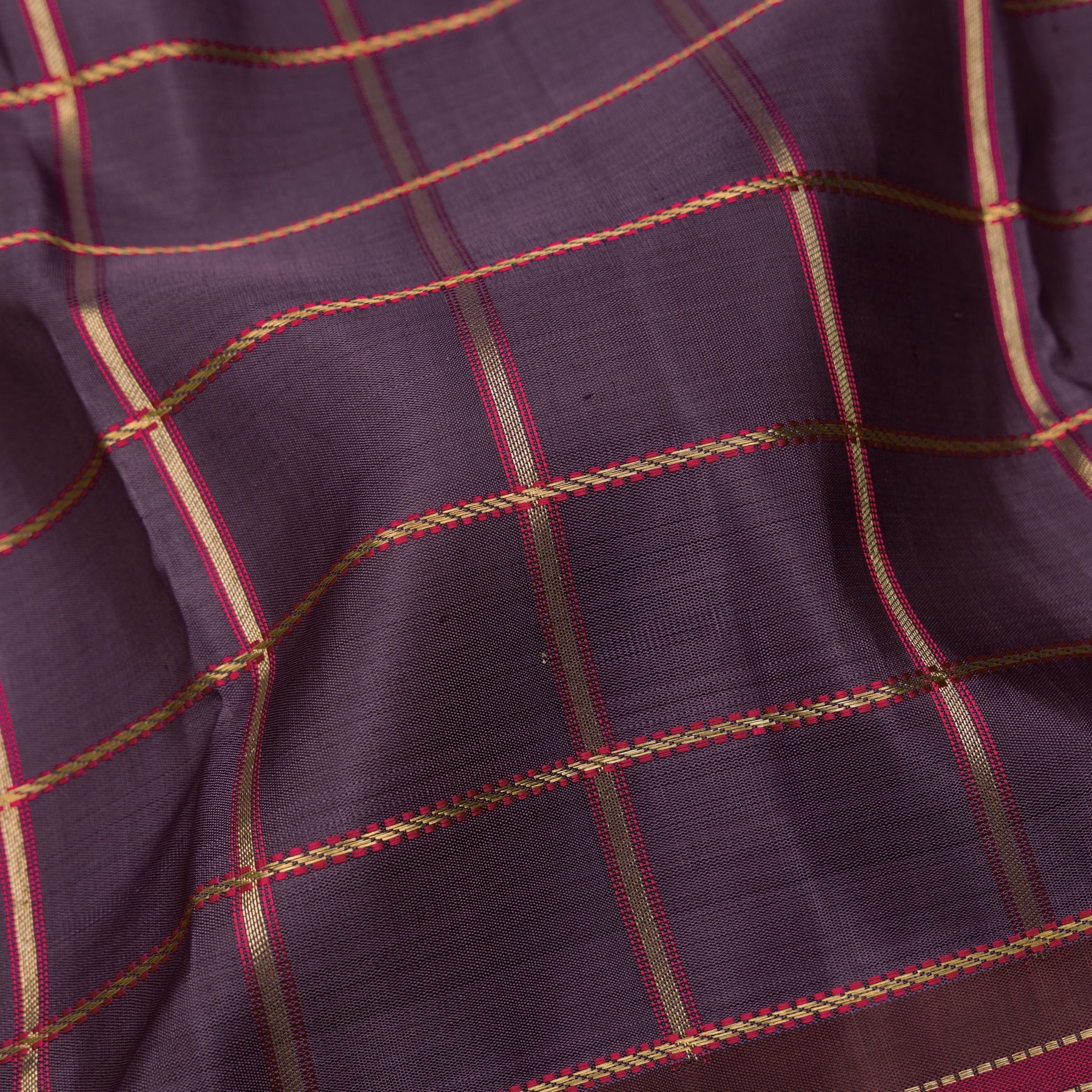 Kanakavalli Kanjivaram Silk Sari 25-040-HS001-06548 - Fabric View