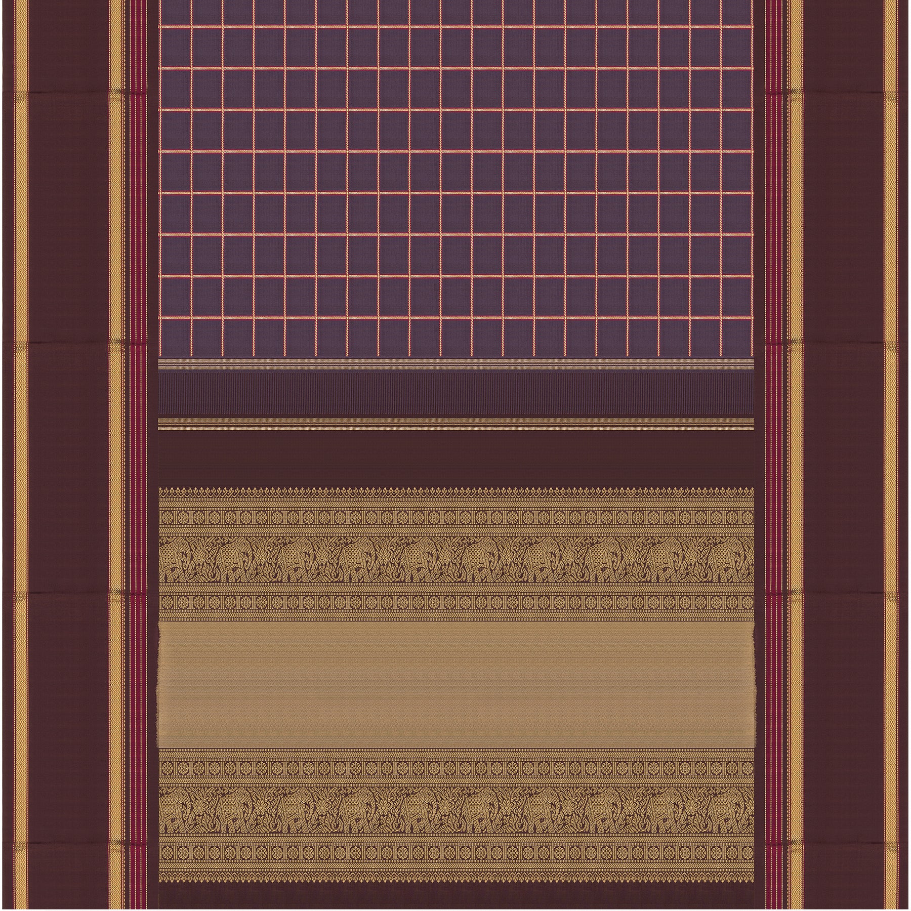 Kanakavalli Kanjivaram Silk Sari 25-040-HS001-06548 - Full View