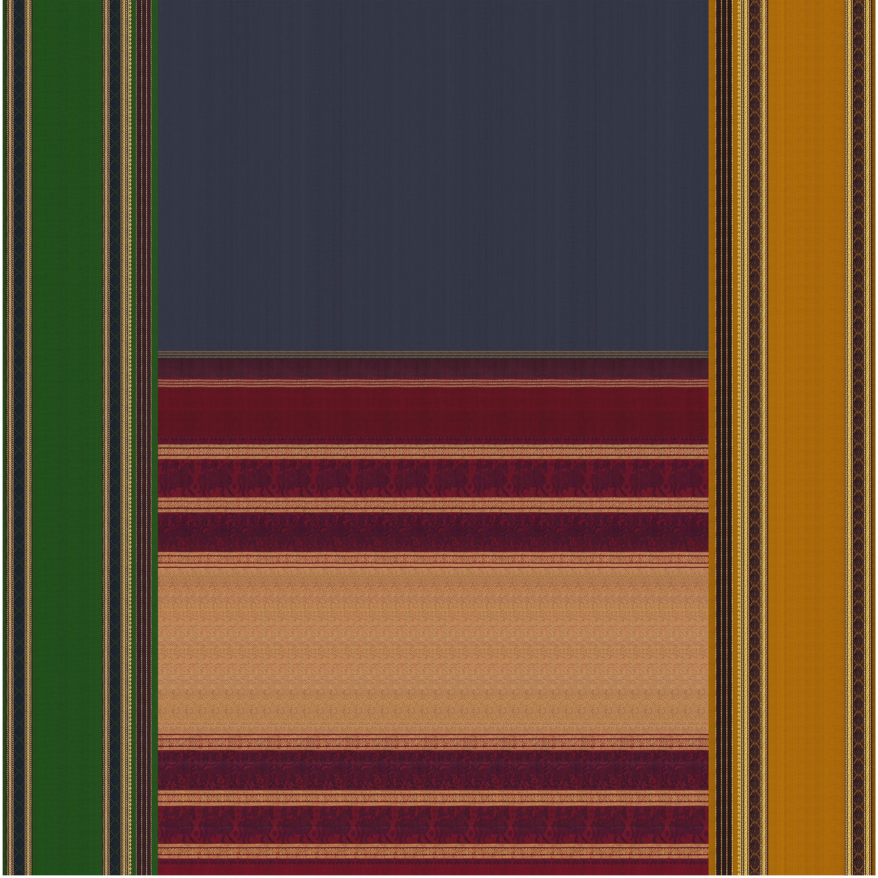 Kanakavalli Kanjivaram Silk Sari 25-040-HS001-07160 - Full View