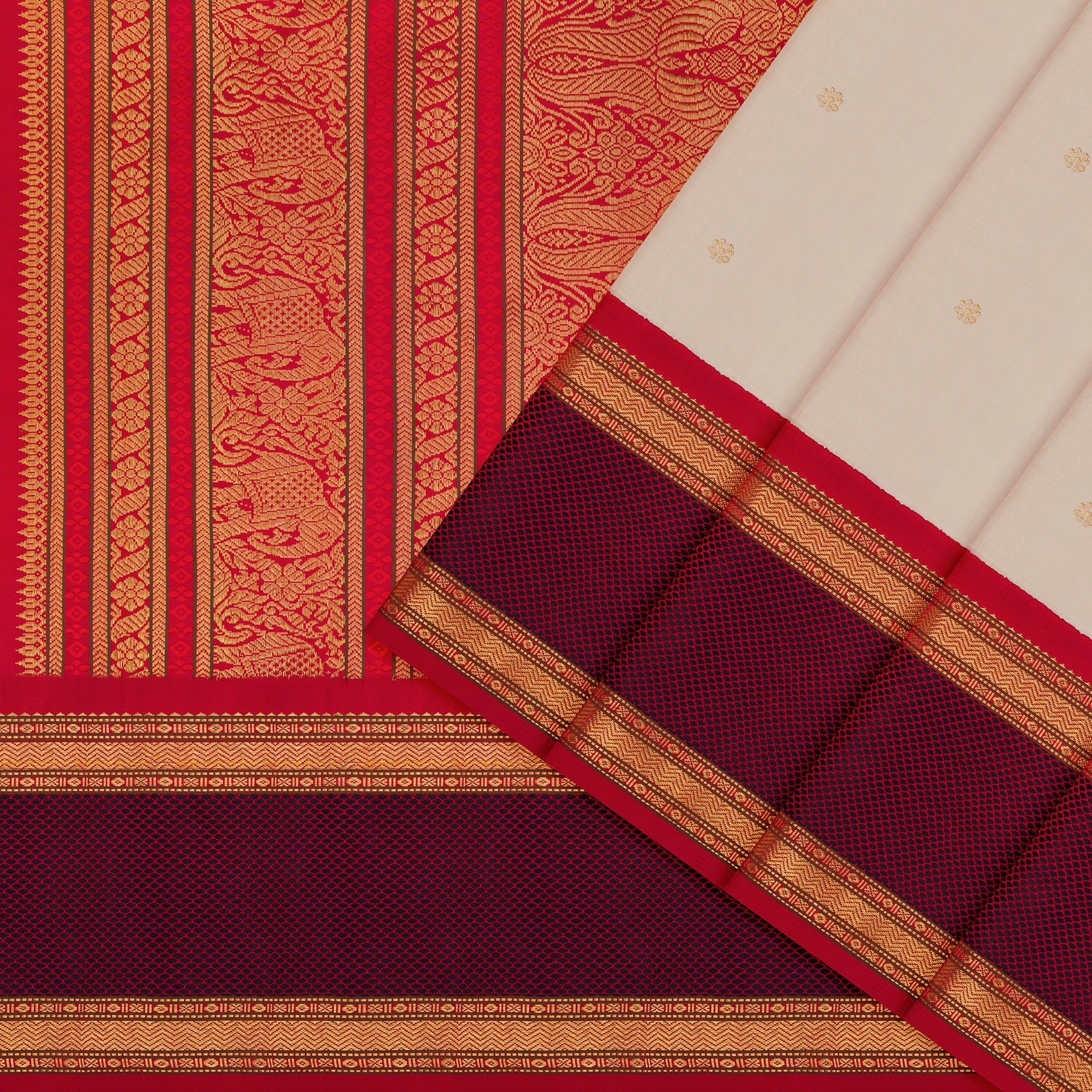 Kanakavalli Kanjivaram Silk Sari 25-040-HS001-07176 - Cover View