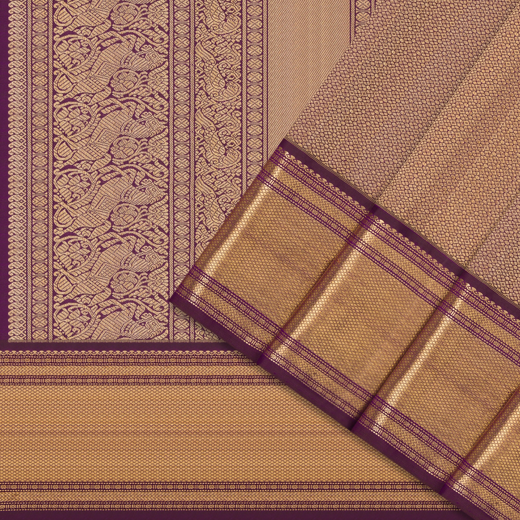 Kanakavalli Kanjivaram Silk Sari 25-040-HS001-07177 - Cover View