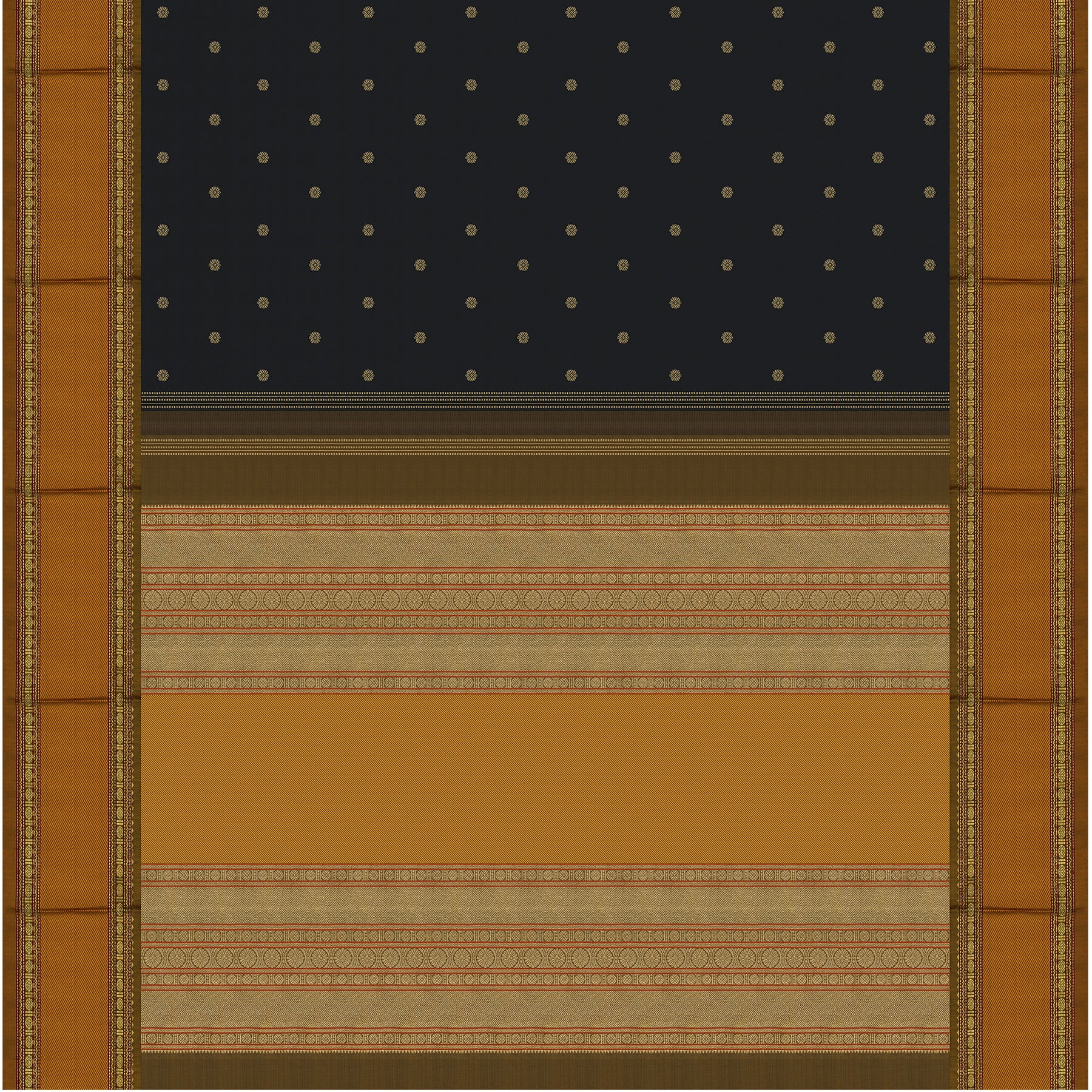 Kanakavalli Kanjivaram Silk Sari 25-040-HS001-07182 - Full View