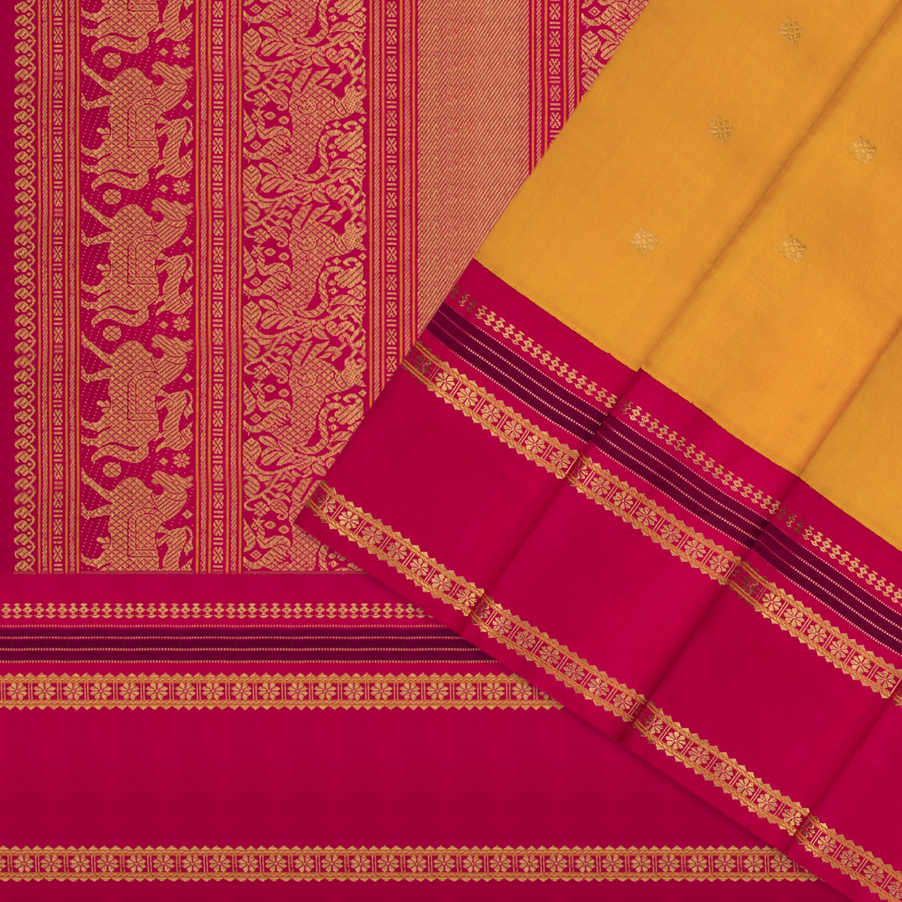 Kanakavalli Kanjivaram Silk Sari 25-040-HS001-07198 - Cover View