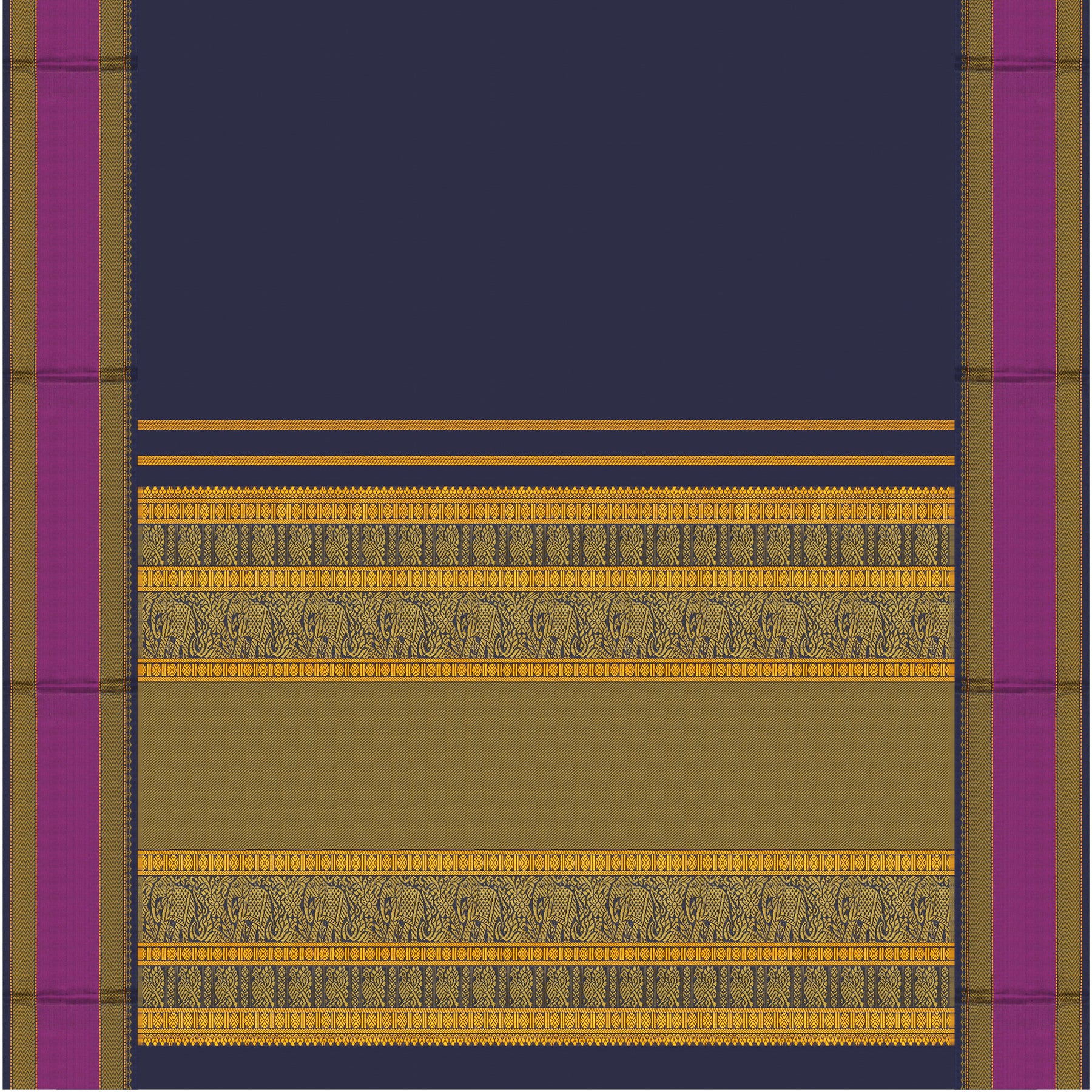 Kanakavalli Kanjivaram Silk Sari 25-040-HS001-07963 - Full View