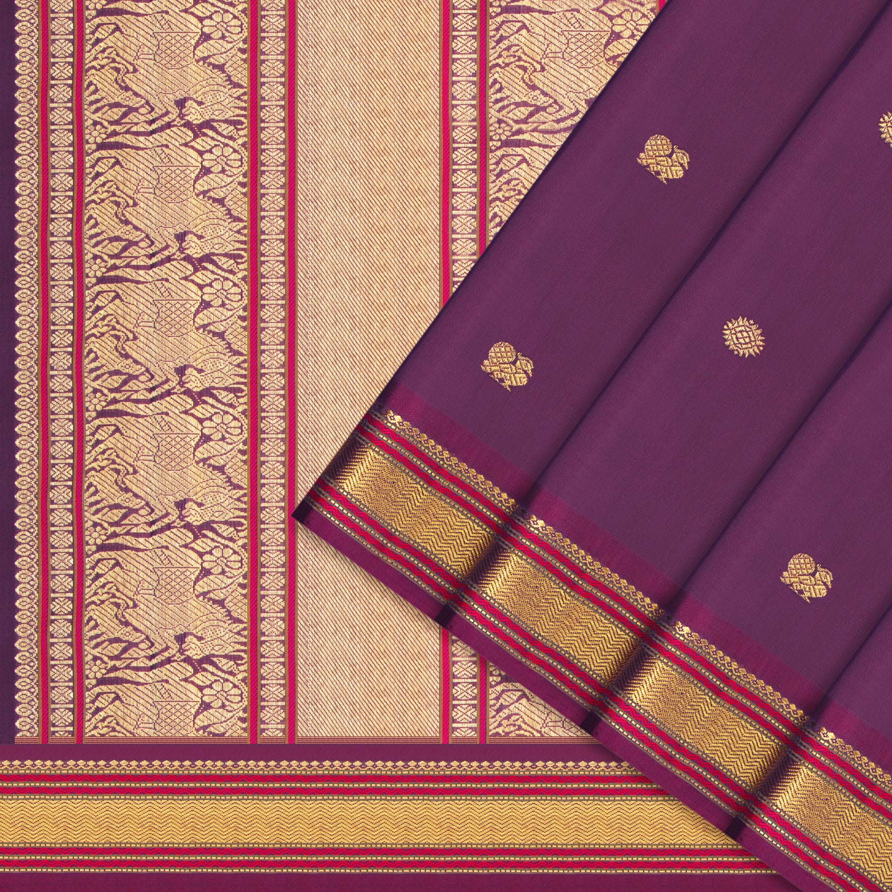Kanakavalli Kanjivaram Silk Sari 25-040-HS001-07989 - Cover View