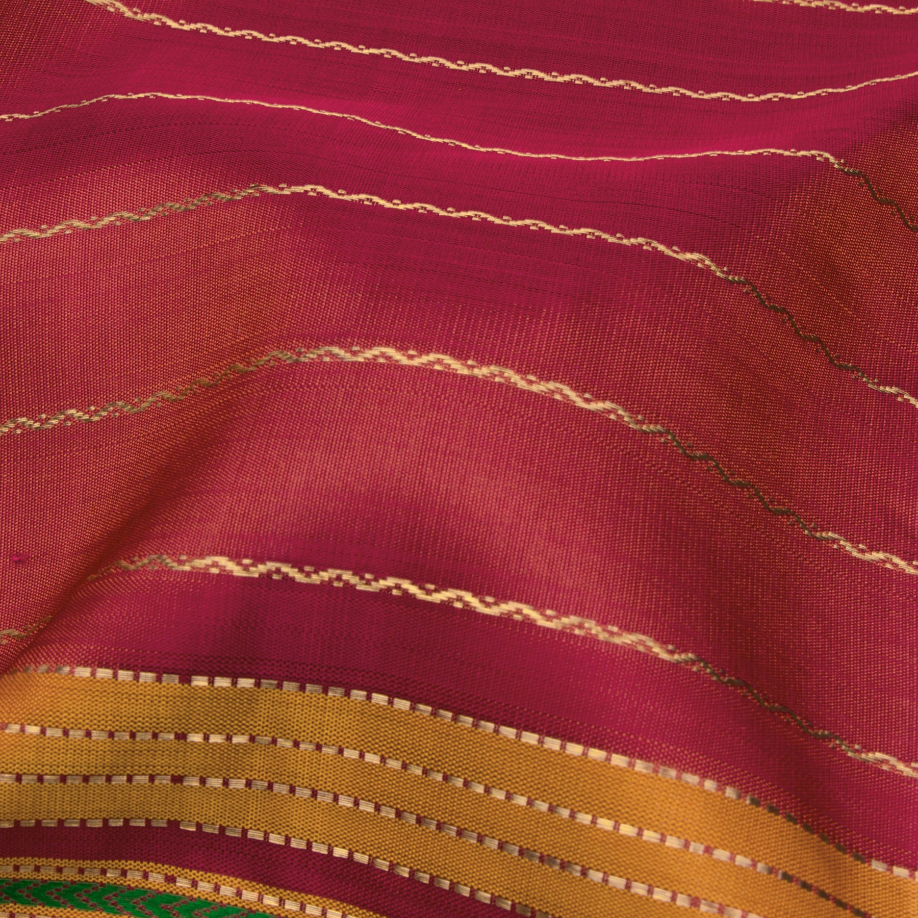 Kanakavalli Kanjivaram Silk Sari 25-040-HS001-07993 - Fabric View