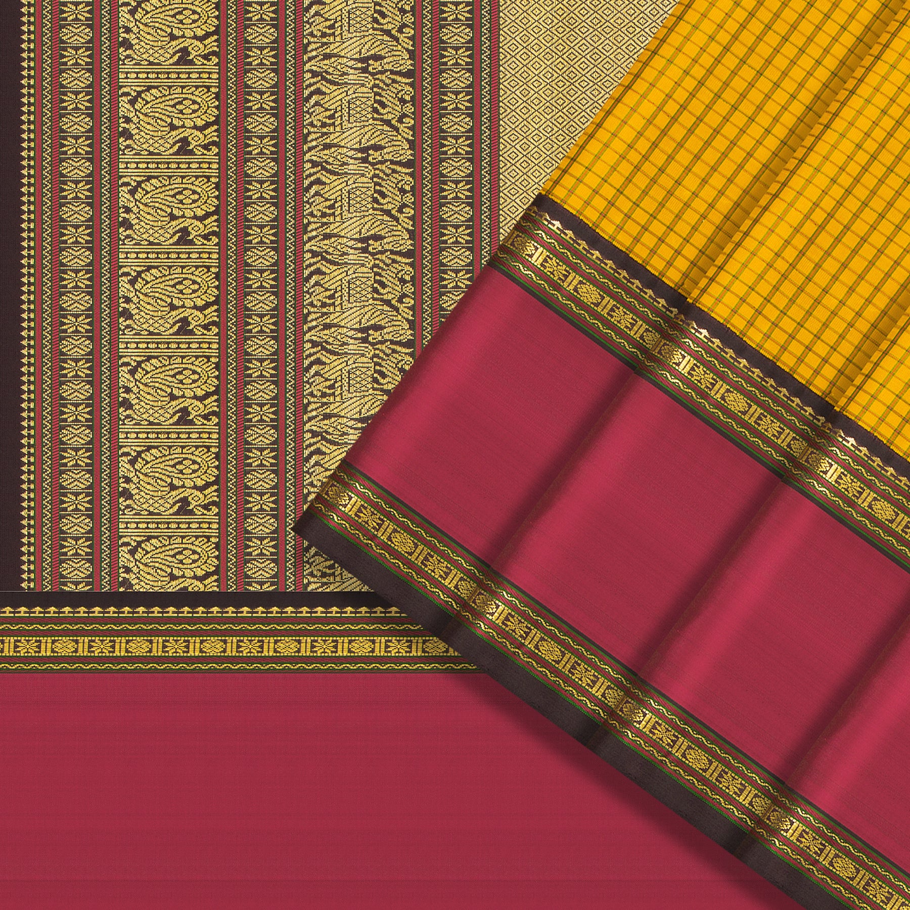 Kanakavalli Kanjivaram Silk Sari 25-040-HS001-07996 - Cover View