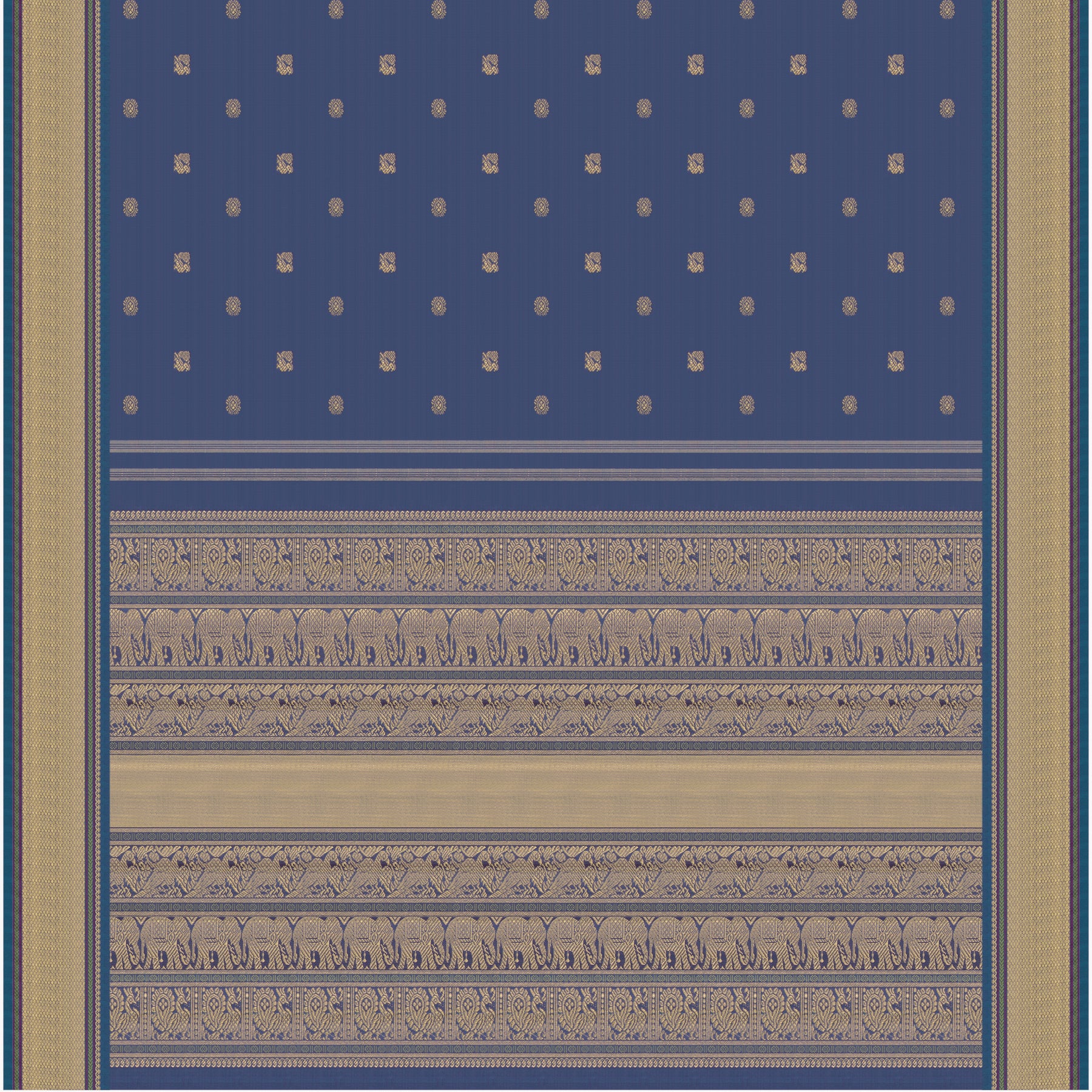 Kanakavalli Kanjivaram Silk Sari 25-040-HS001-08004 - Full View