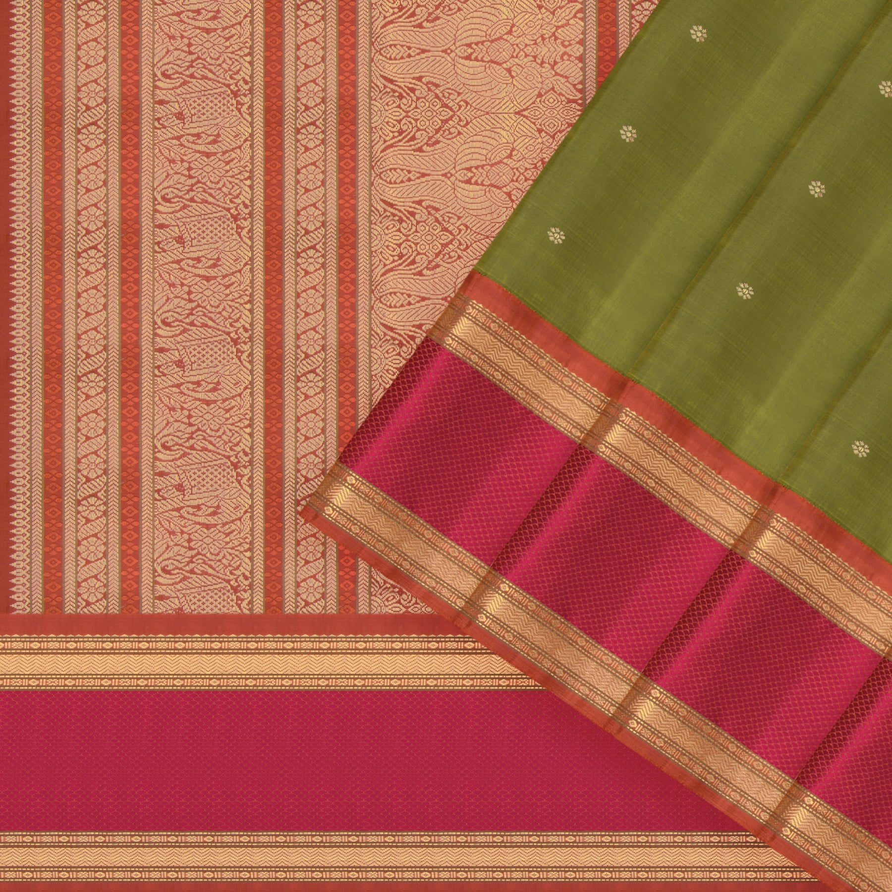 Kanakavalli Kanjivaram Silk Sari 25-040-HS001-08008 - Cover View