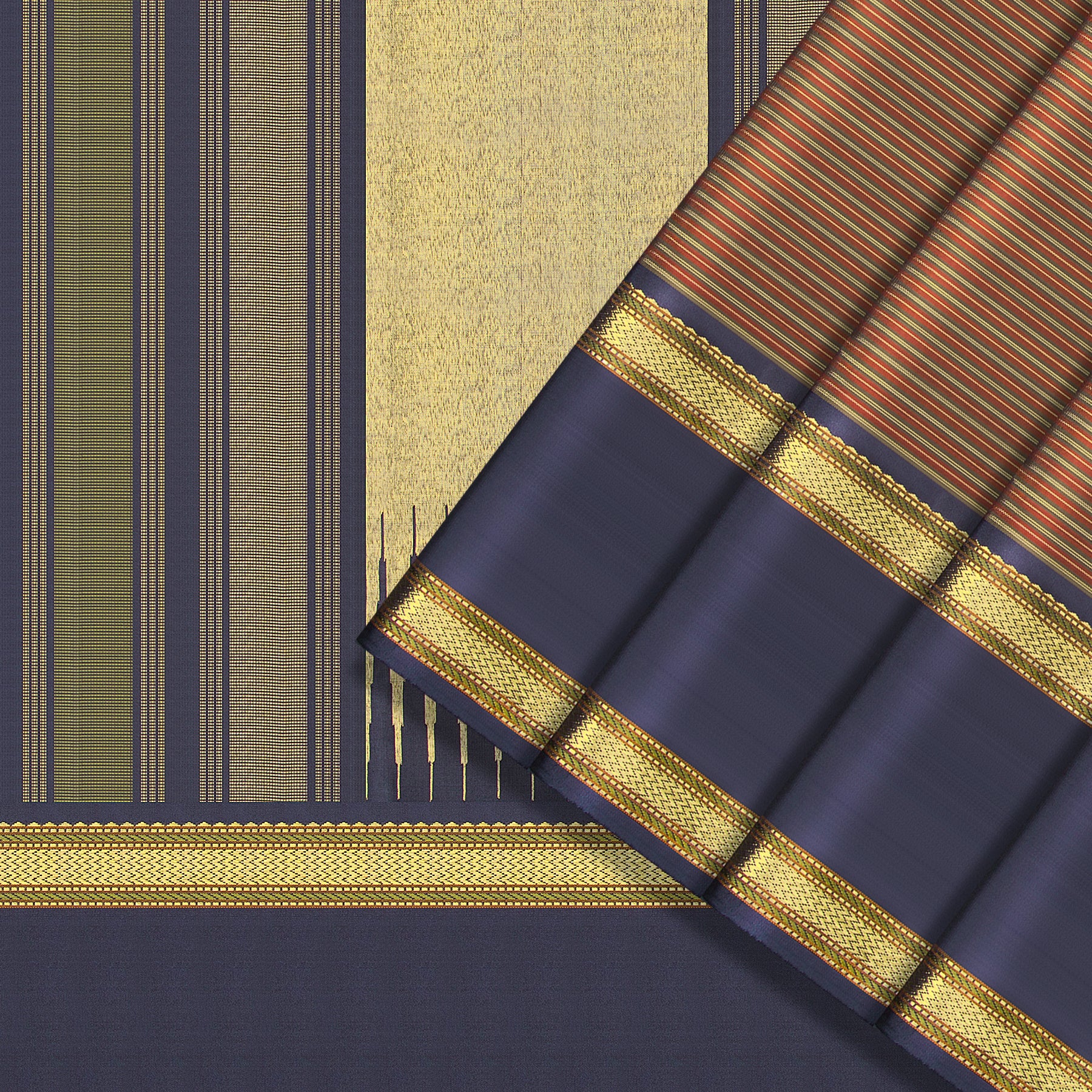 Kanakavalli Kanjivaram Silk Sari 25-040-HS001-08011 - Cover View