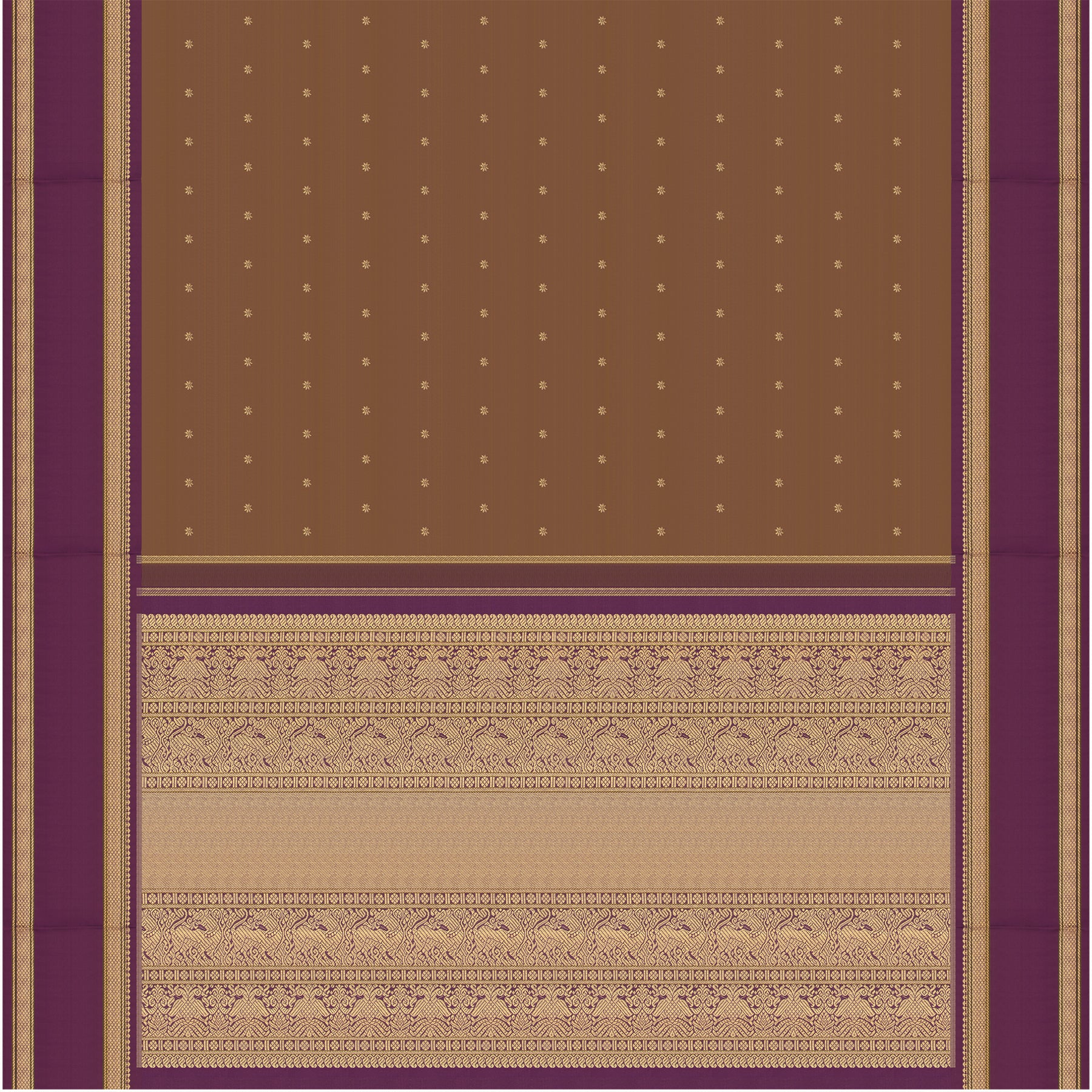 Kanakavalli Kanjivaram Silk Sari 25-040-HS001-09074 - Full View