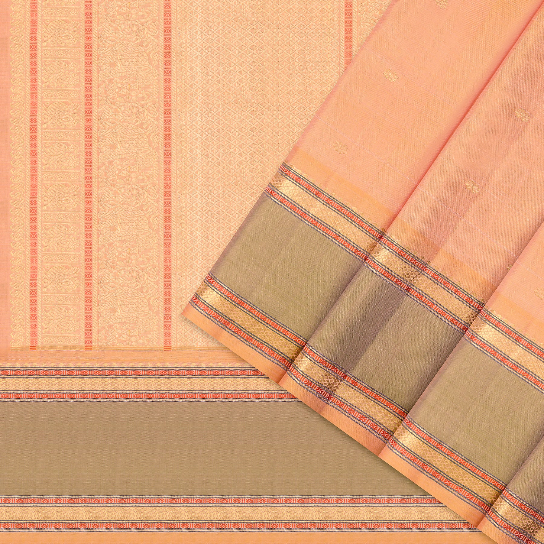 Kanakavalli Kanjivaram Silk Sari 25-040-HS001-09075 - Cover View