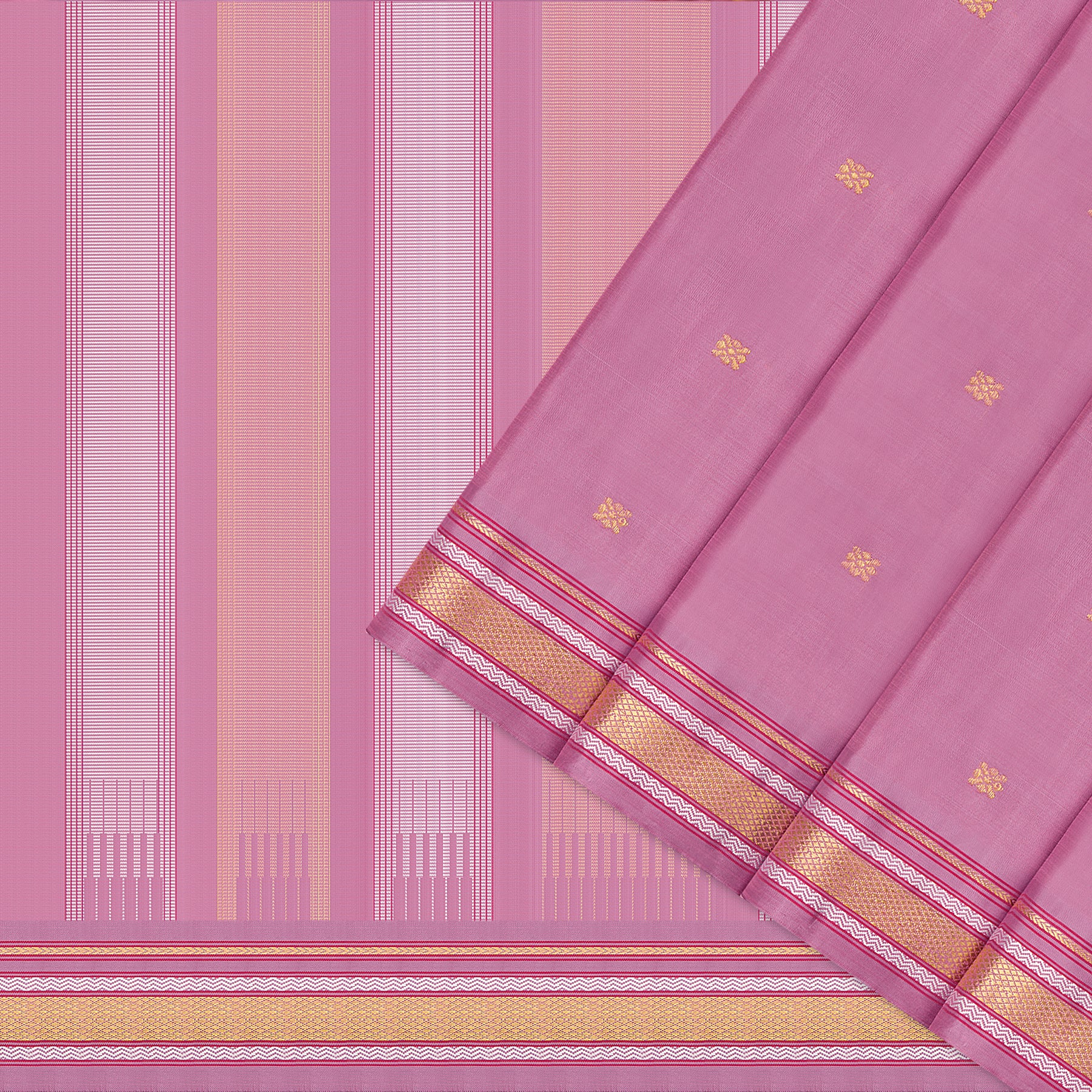 Kanakavalli Kanjivaram Silk Sari 25-040-HS001-09076 - Cover View