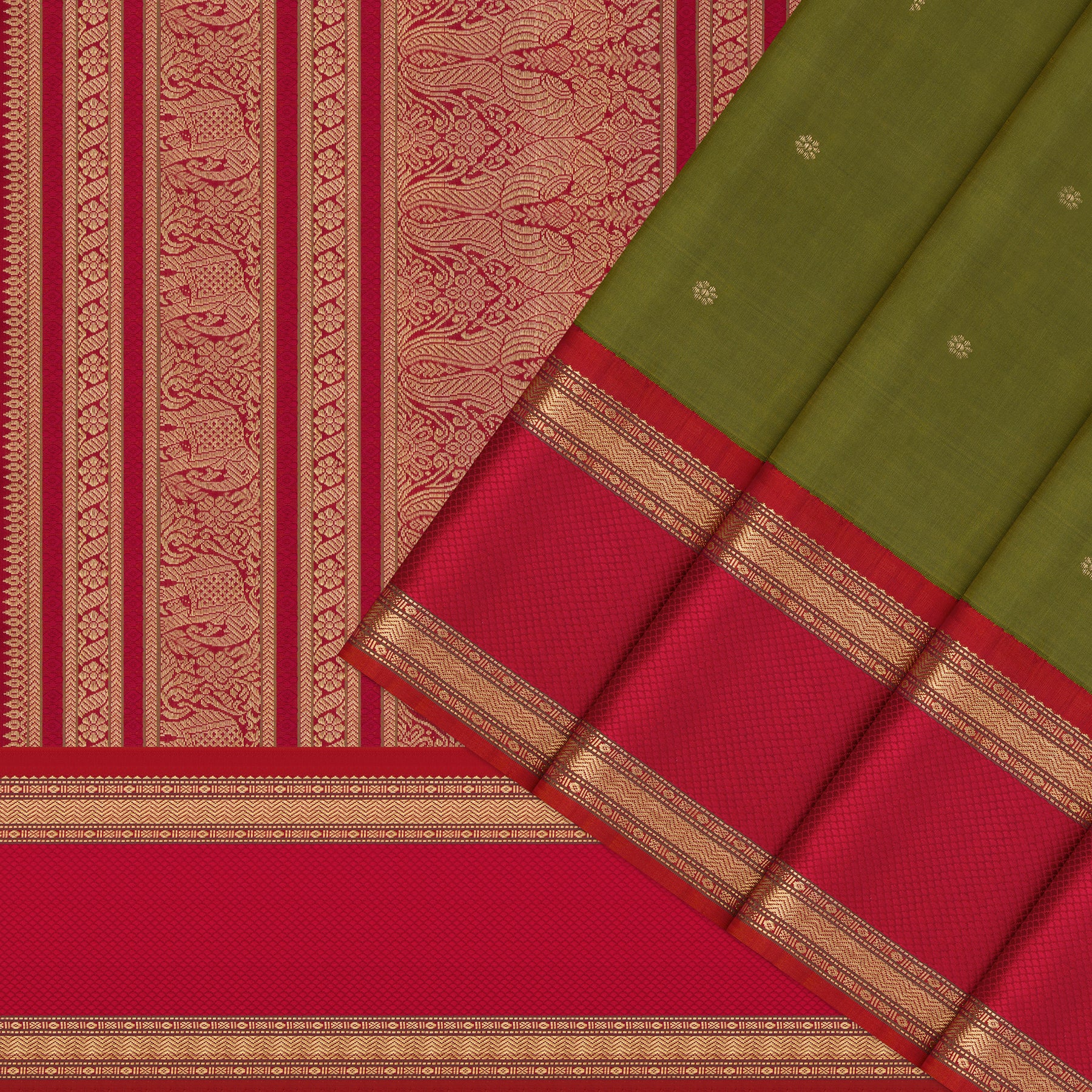 Kanakavalli Kanjivaram Silk Sari 25-040-HS001-09088 - Cover View