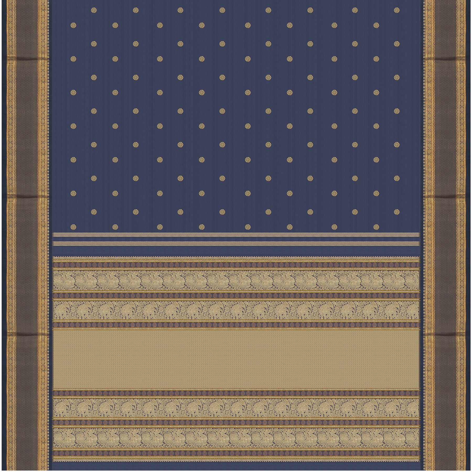 Kanakavalli Kanjivaram Silk Sari 25-040-HS001-09091 - Full View