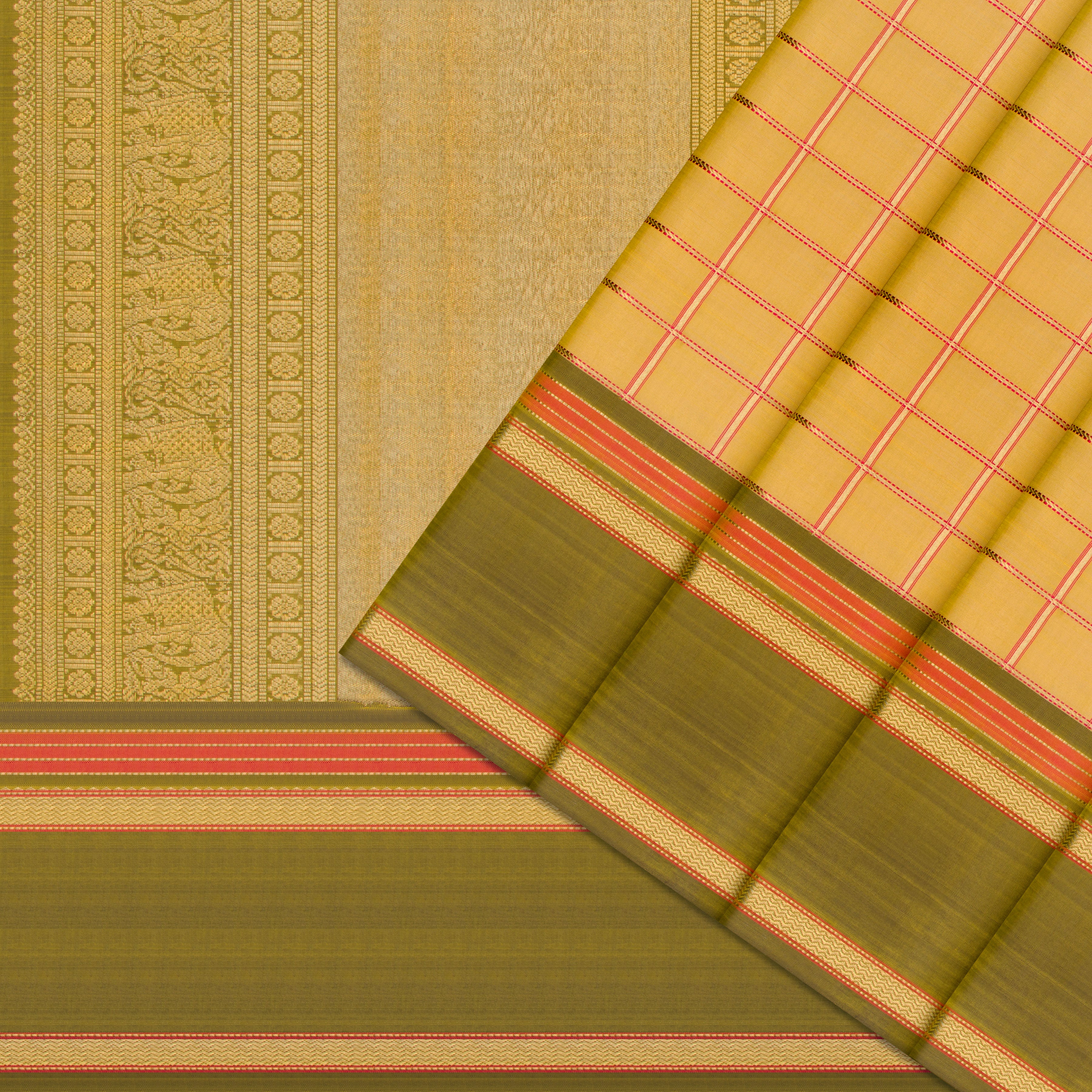 Kanakavalli Kanjivaram Silk Sari 25-040-HS001-09124 - Cover View