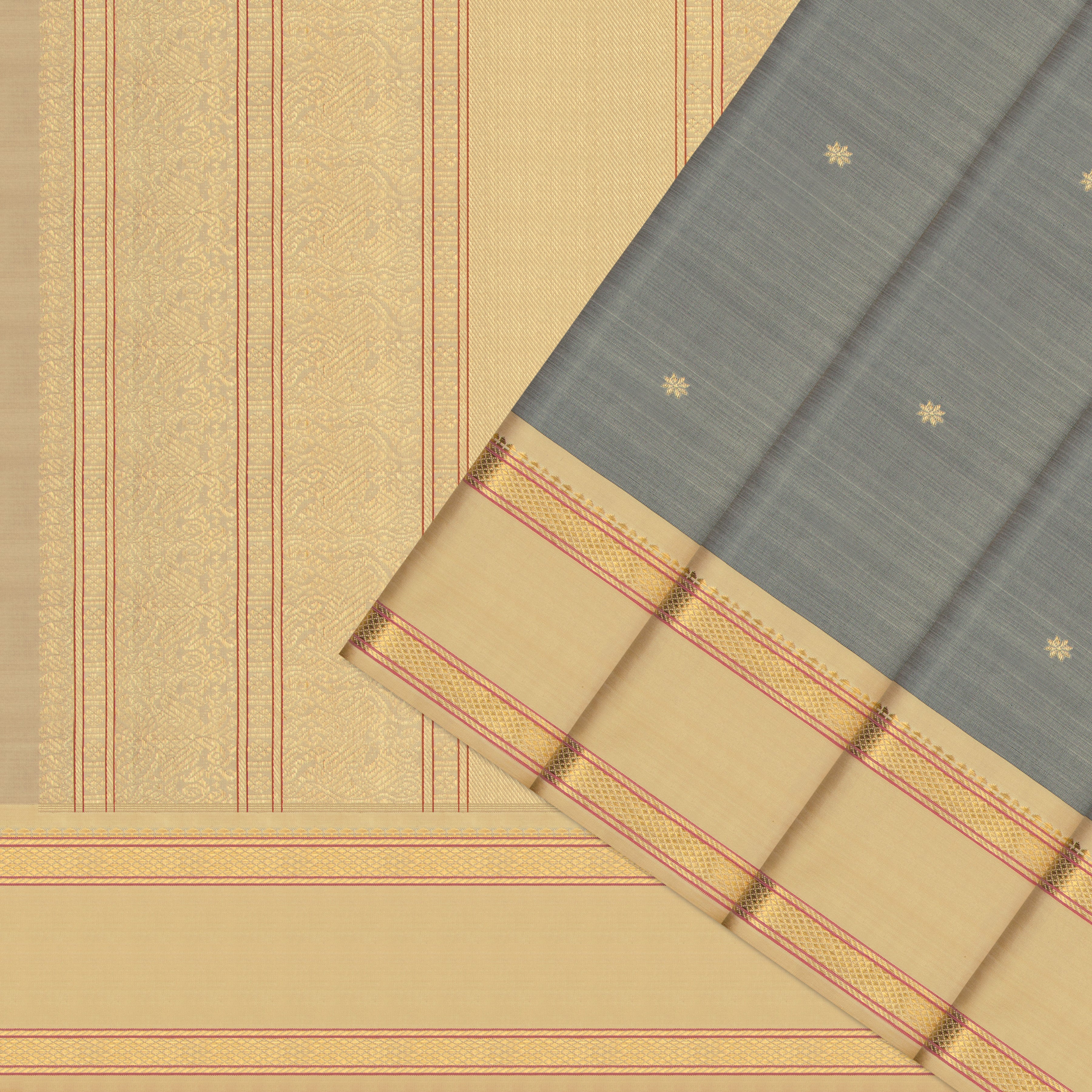 Kanakavalli Kanjivaram Silk Sari 25-040-HS001-09141 - Cover View