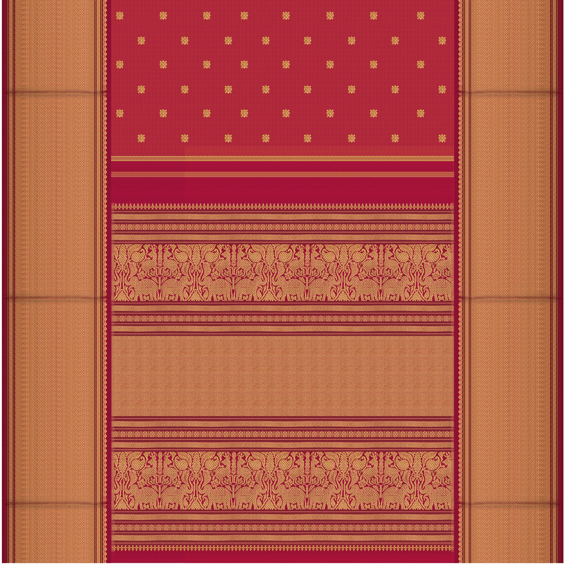 Kanakavalli Kanjivaram Silk Sari 25-040-HS001-09156 - Full View
