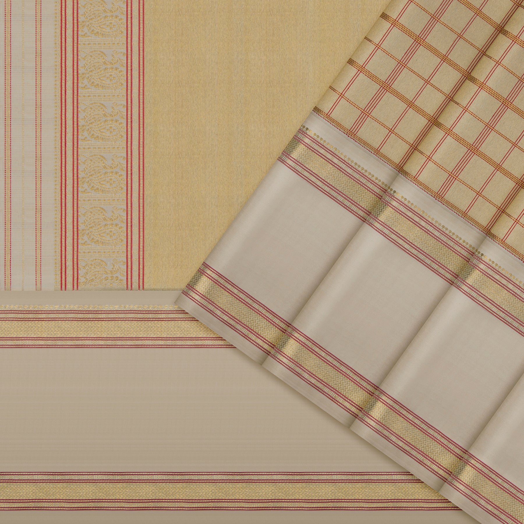 Kanakavalli Kanjivaram Silk Sari 25-040-HS001-10818 - Cover View