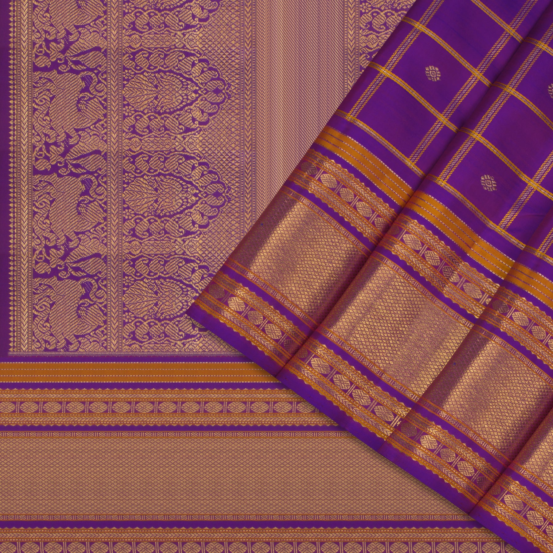 Kanakavalli Kanjivaram Silk Sari 25-041-HS001-01258 - Cover View