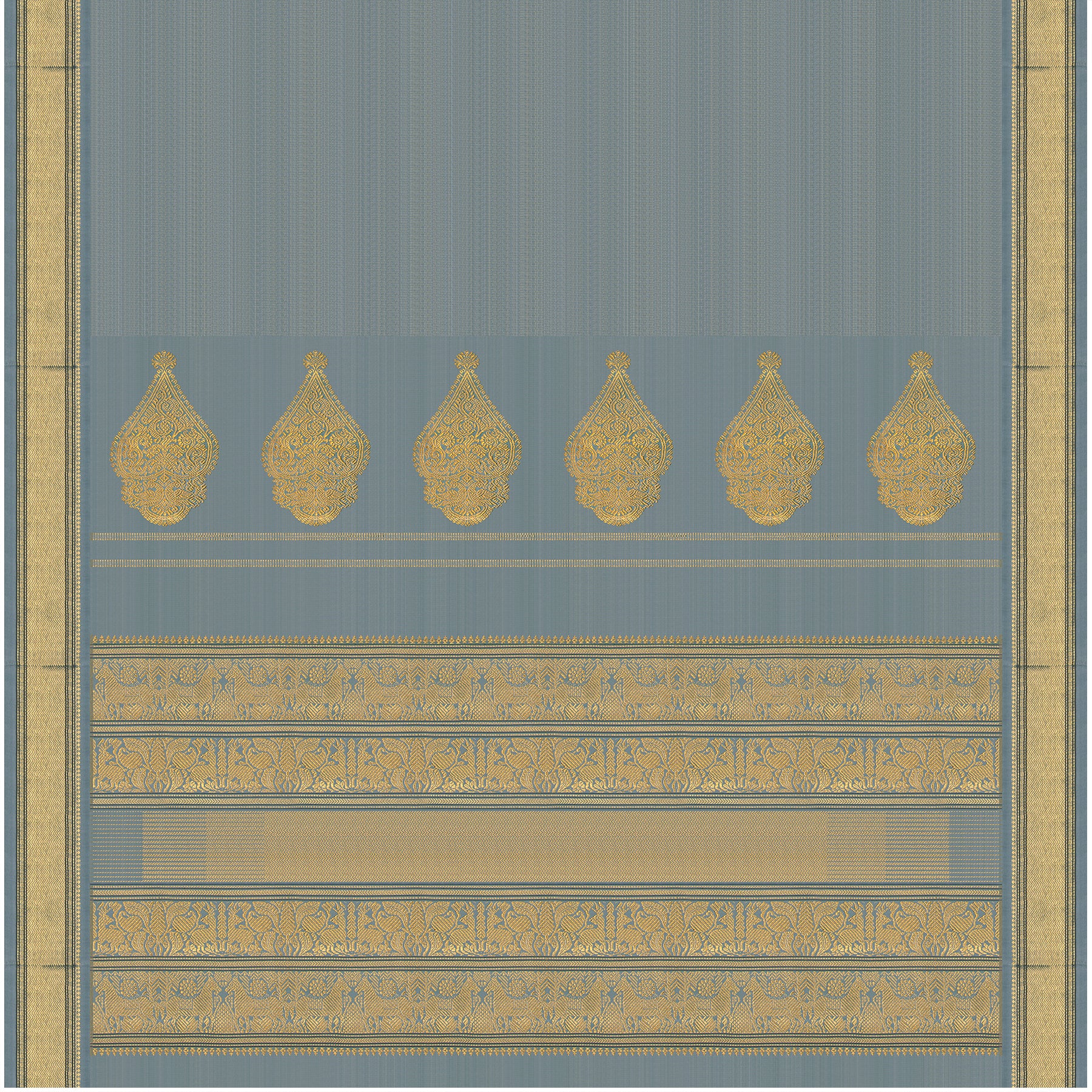 Kanakavalli Kanjivaram Silk Sari 25-041-HS001-04141 - Full View
