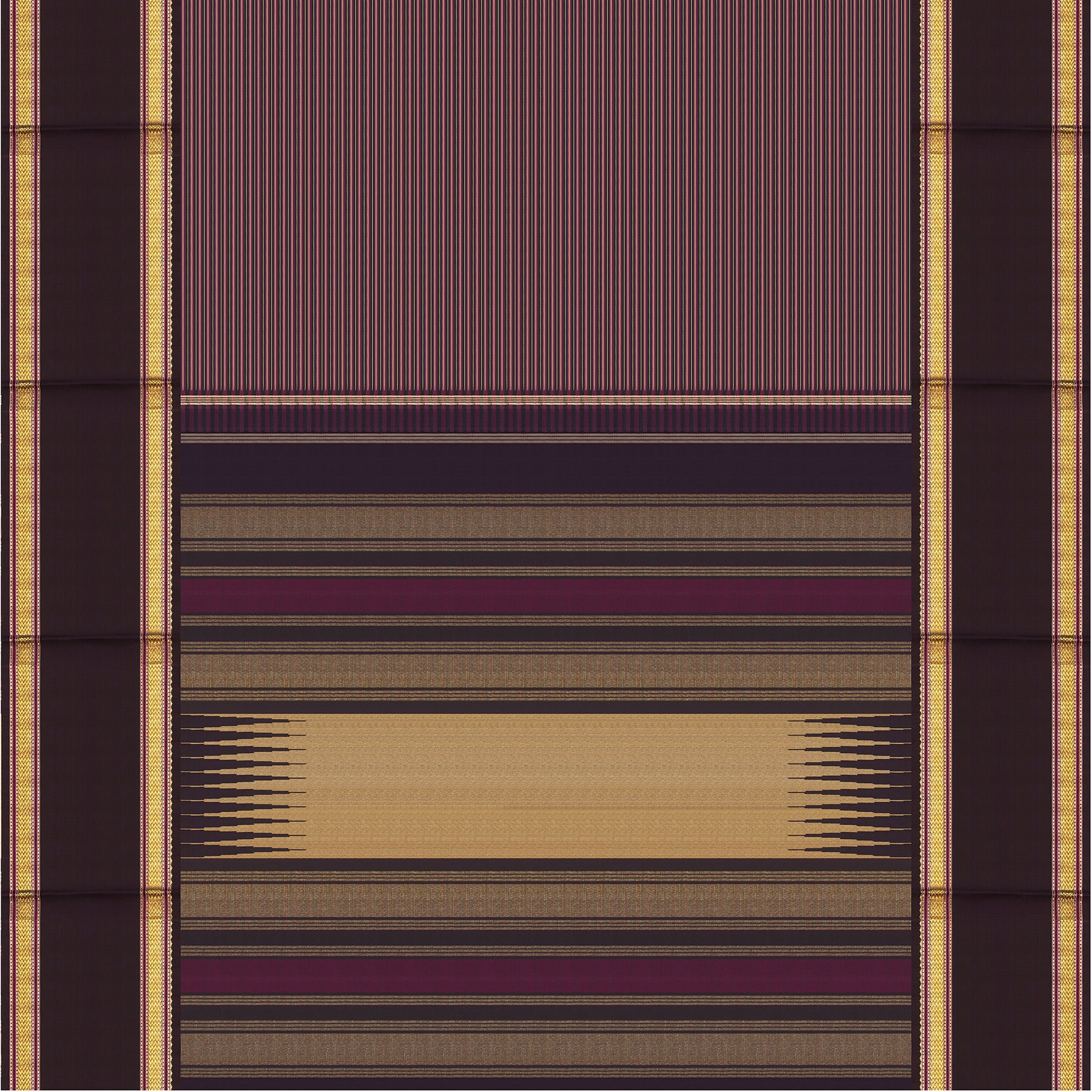 Kanakavalli Kanjivaram Silk Sari 25-041-HS001-04152 - Full View