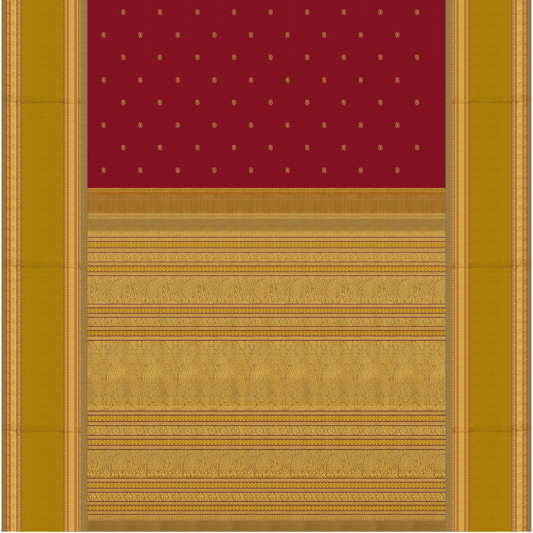 Kanakavalli Kanjivaram Silk Sari 25-041-HS001-04154 - Full View
