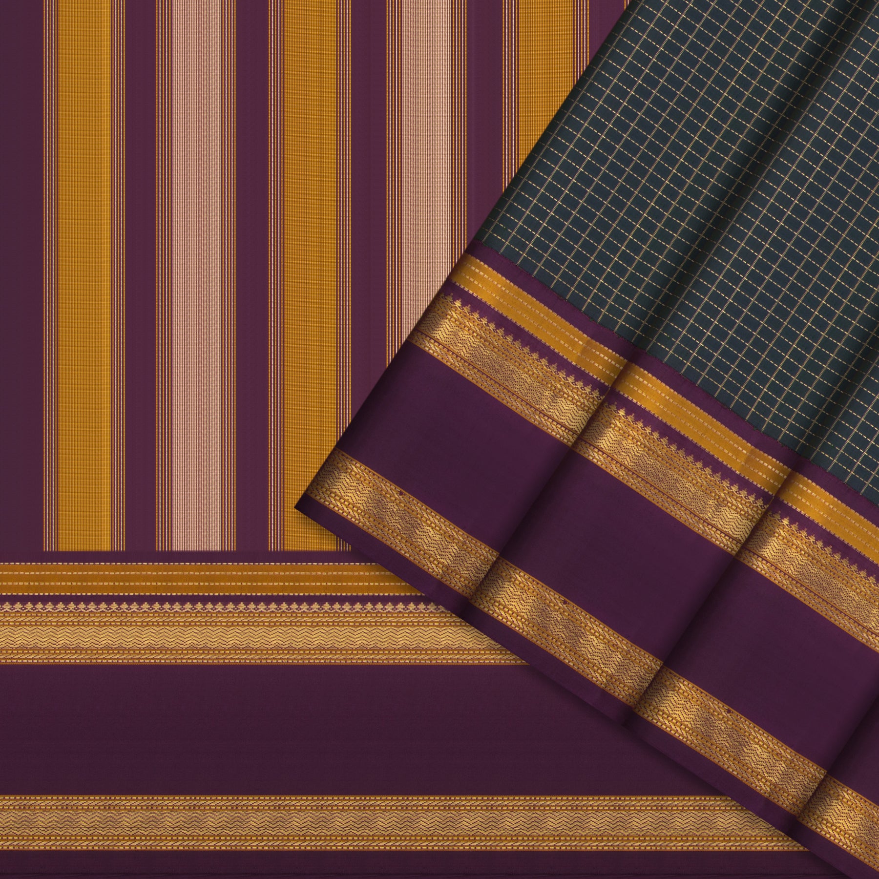 Kanakavalli Kanjivaram Silk Sari 25-041-HS001-04157 - Cover View