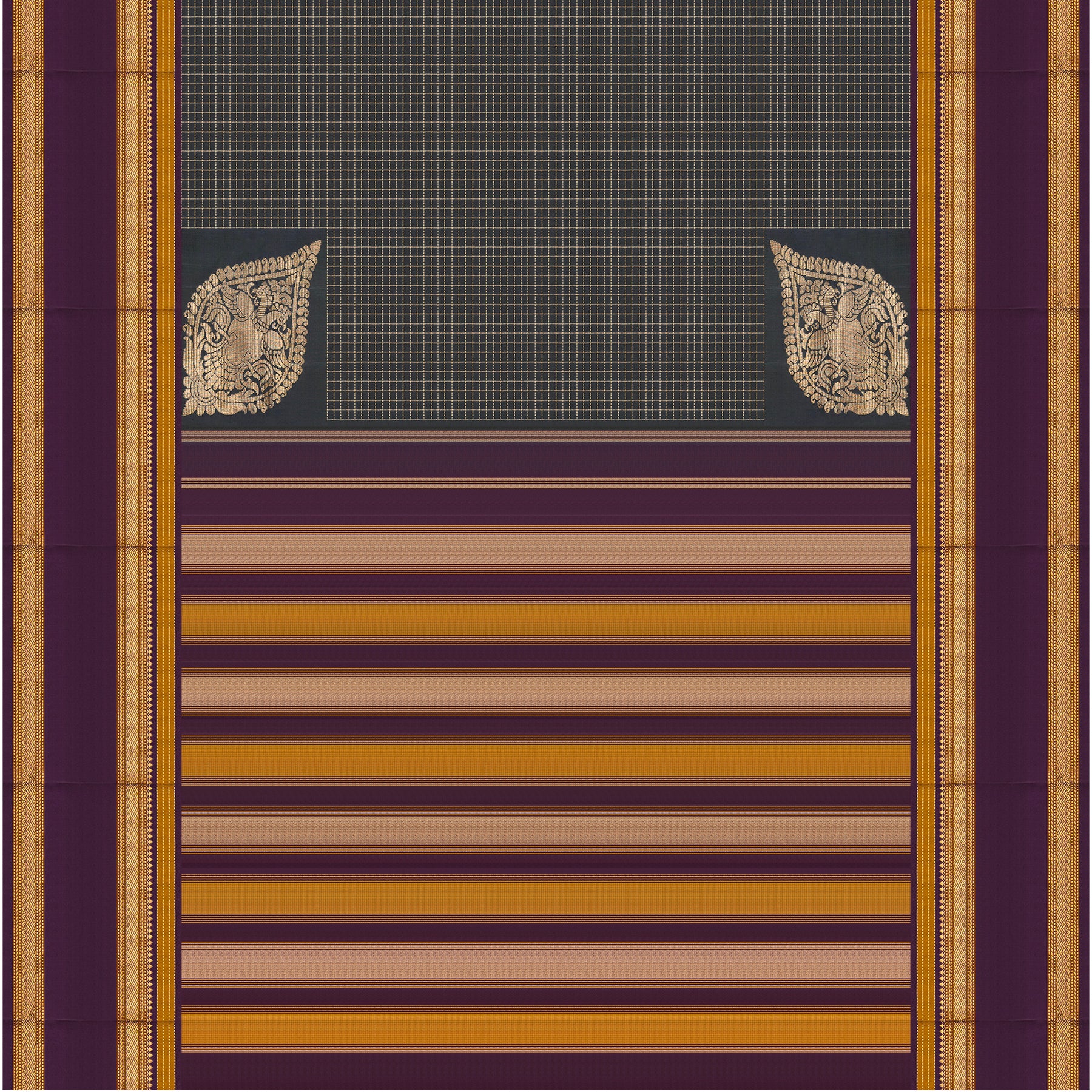 Kanakavalli Kanjivaram Silk Sari 25-041-HS001-04157 - Full View
