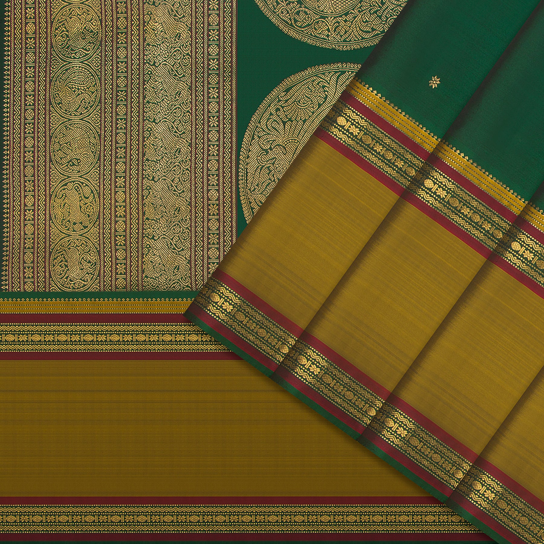 Kanakavalli Kanjivaram Silk Sari 25-041-HS001-04163 - Cover View