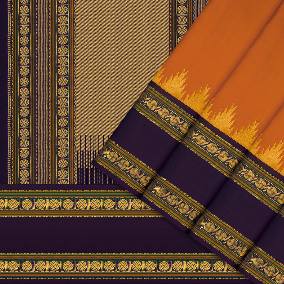 Kanakavalli Kanjivaram Silk Sari 25-041-HS001-04567 - Cover View