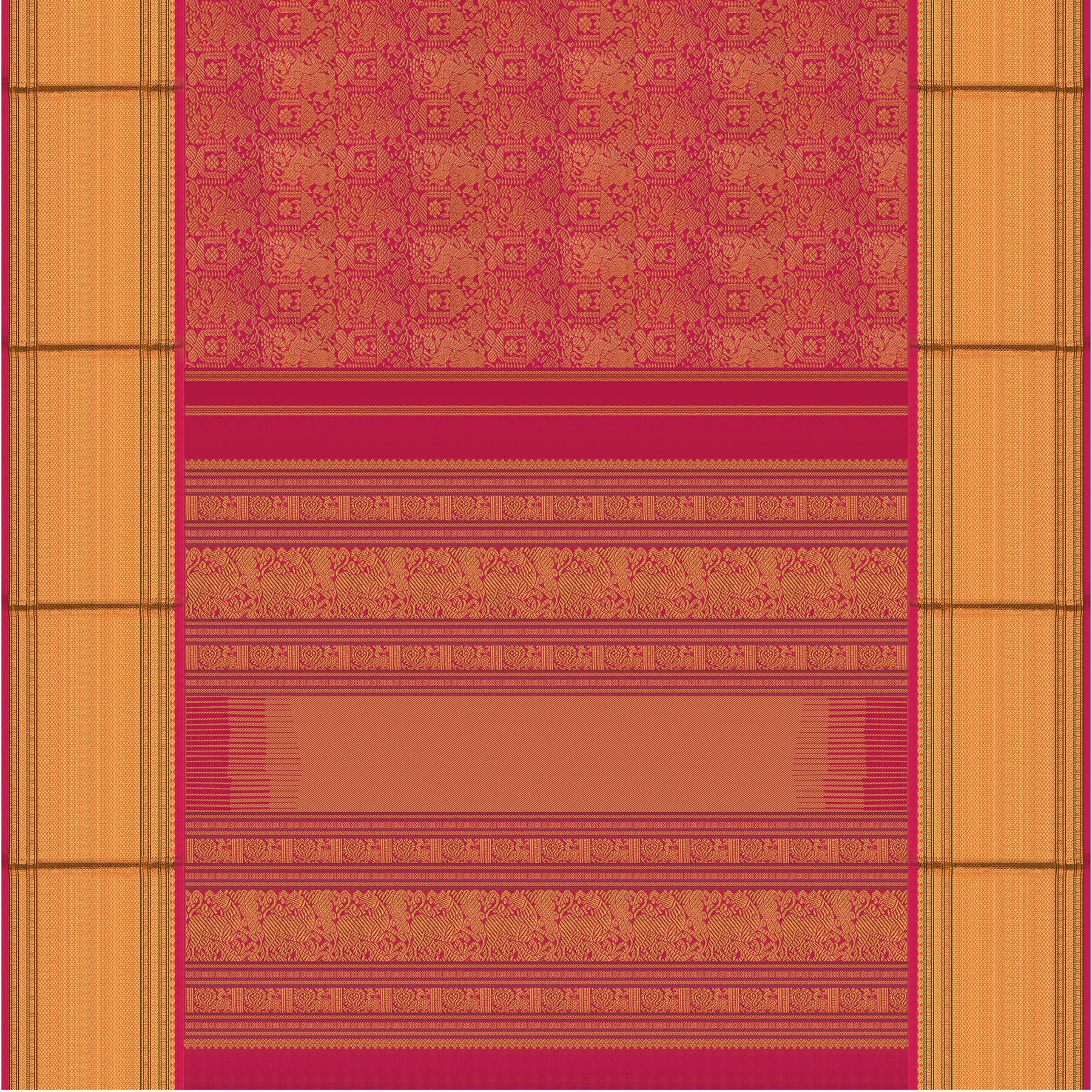 Kanakavalli Kanjivaram Silk Sari 25-041-HS001-04903 - Full View